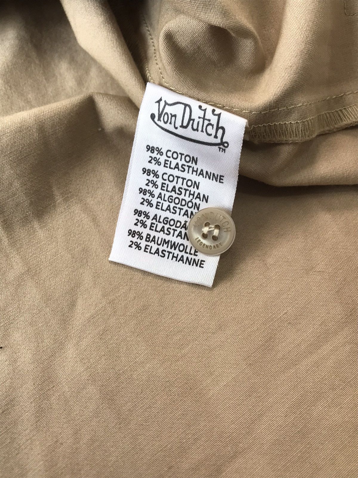 Von Dutch Von Dutch SpellOut printed embroidered button up chore shirt Size US M / EU 48-50 / 2 - 8 Thumbnail