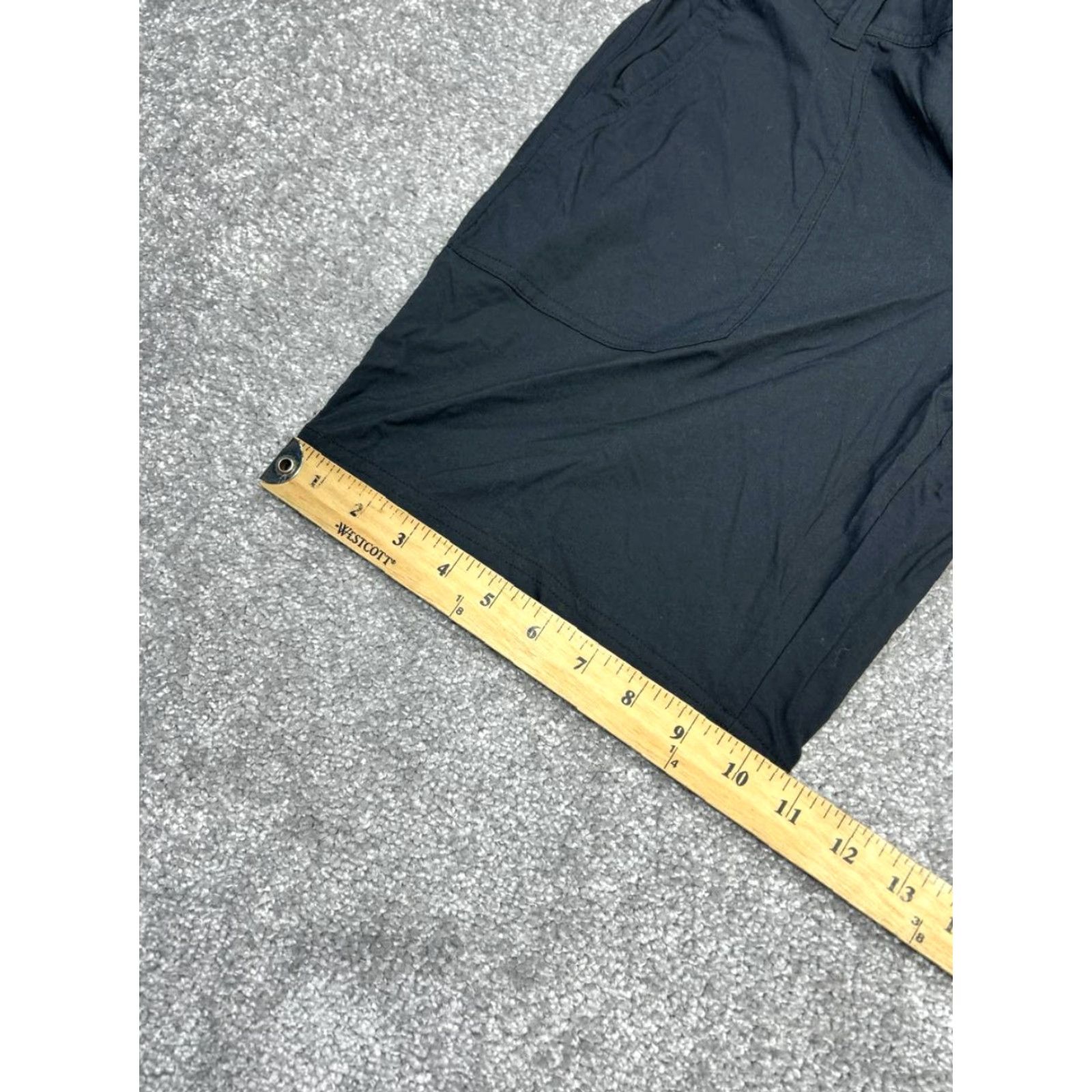 Vintage REI Co Op Sahara Bermuda Shorts Women 4 Black Logo Nylon Stretch Mid Rise Hiking Size 27" / US 4 / IT 40 - 5 Thumbnail