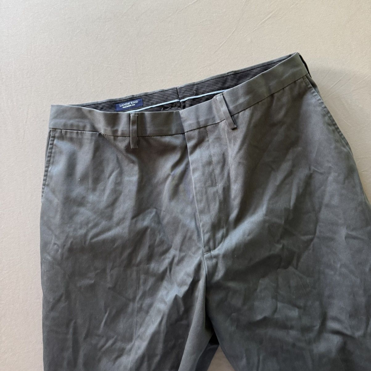 Lands' End Lands End No Iron Tailored Chino Pants Size US 37 - 3 Thumbnail