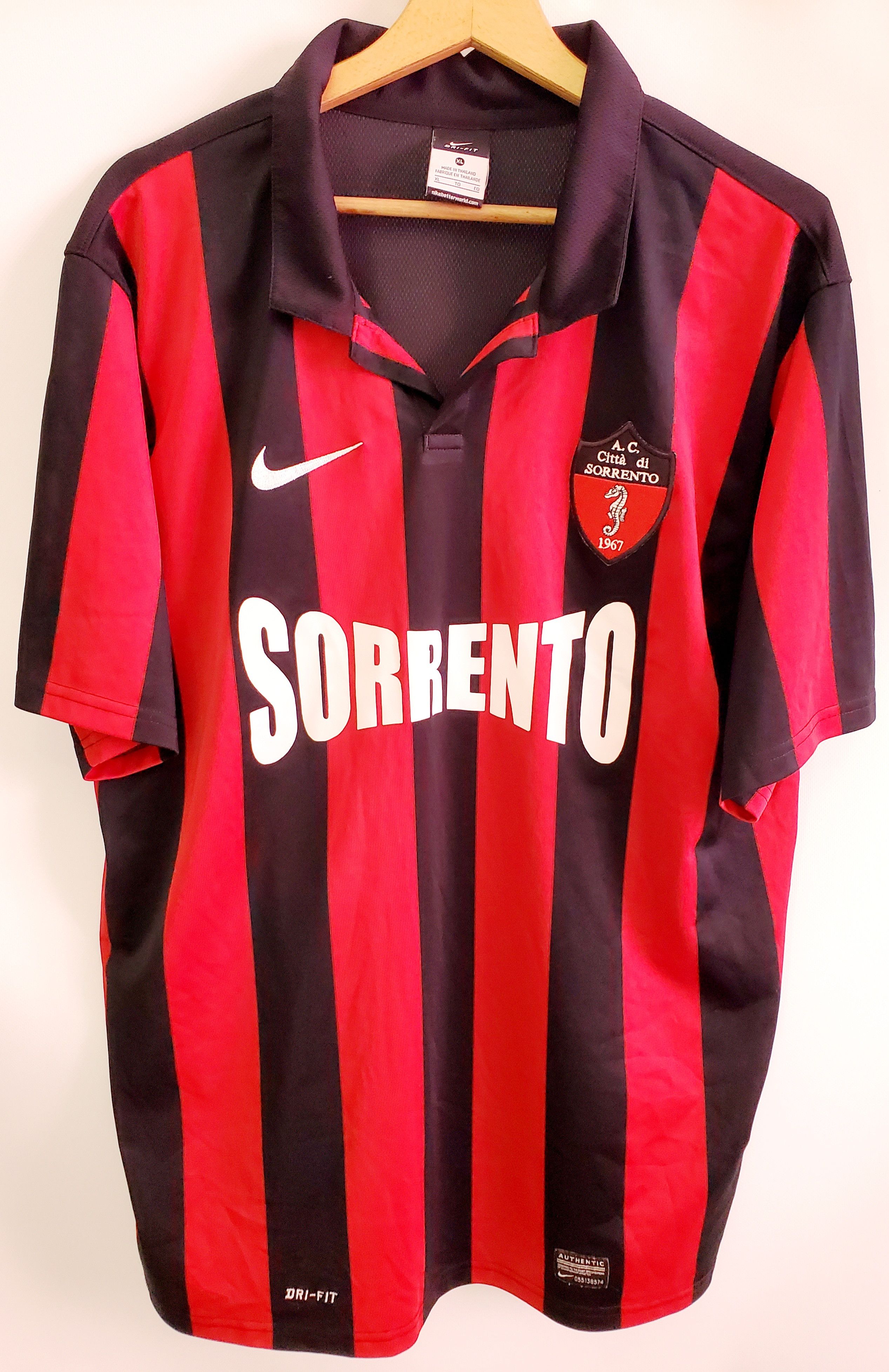 Nike × Vintage Sorrento Calcio 2007-08 home soccer jersey ideal condition Size US XL / EU 56 / 4 - 1 Thumbnail