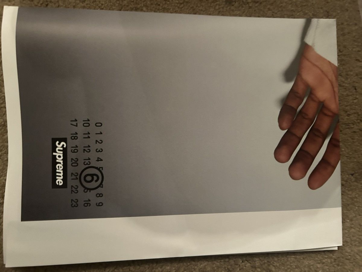 Maison Margiela × Supreme Supreme Mason Margiela Poster (Drop Day Exclusive) Size ONE SIZE - 1 Thumbnail