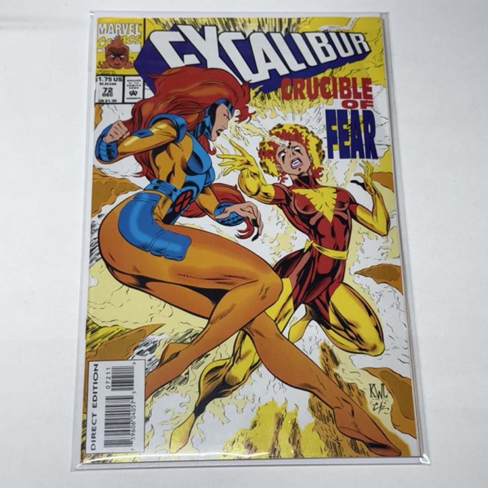 Marvel Comics Vtg MARVEL Excalibur #72 DEC 1993 Crucible of Fear - Mint Size ONE SIZE - 1 Thumbnail