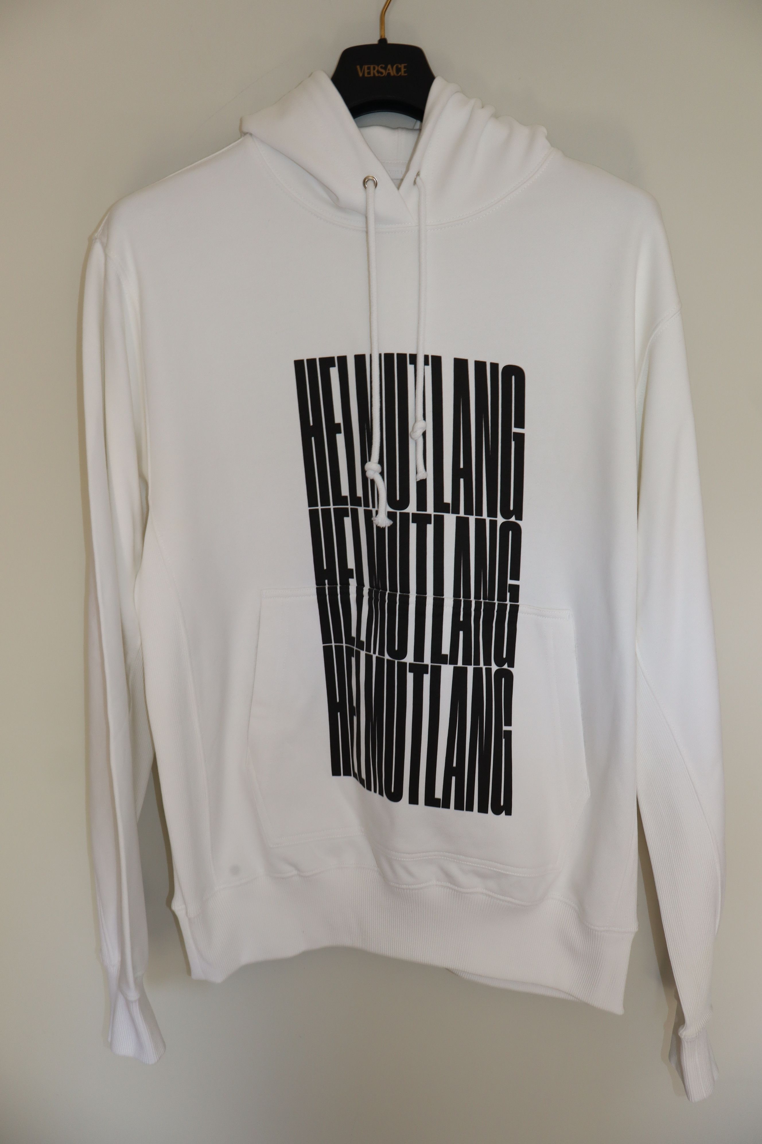 Logo print hoodie