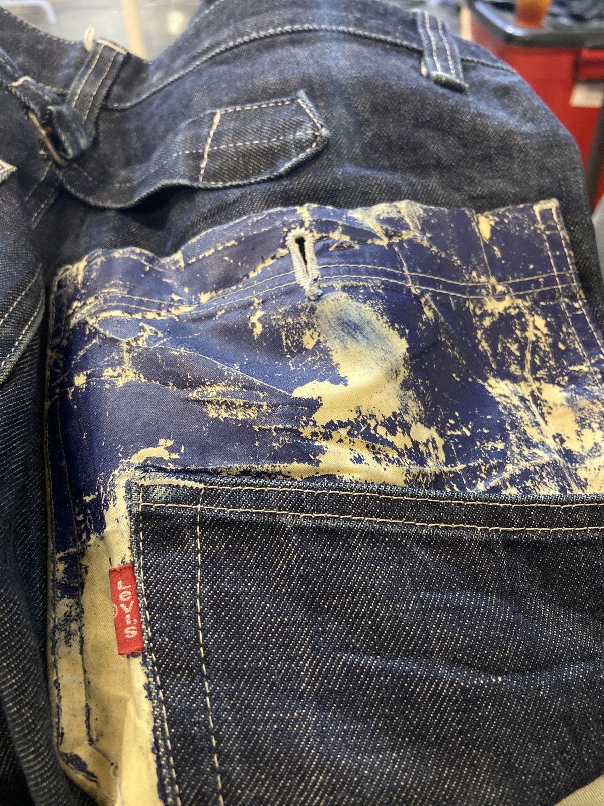 Comme des Garcons Levis x Junya Watanabe Comme des Garcons double pocket pants Size US 33 - 6 Thumbnail