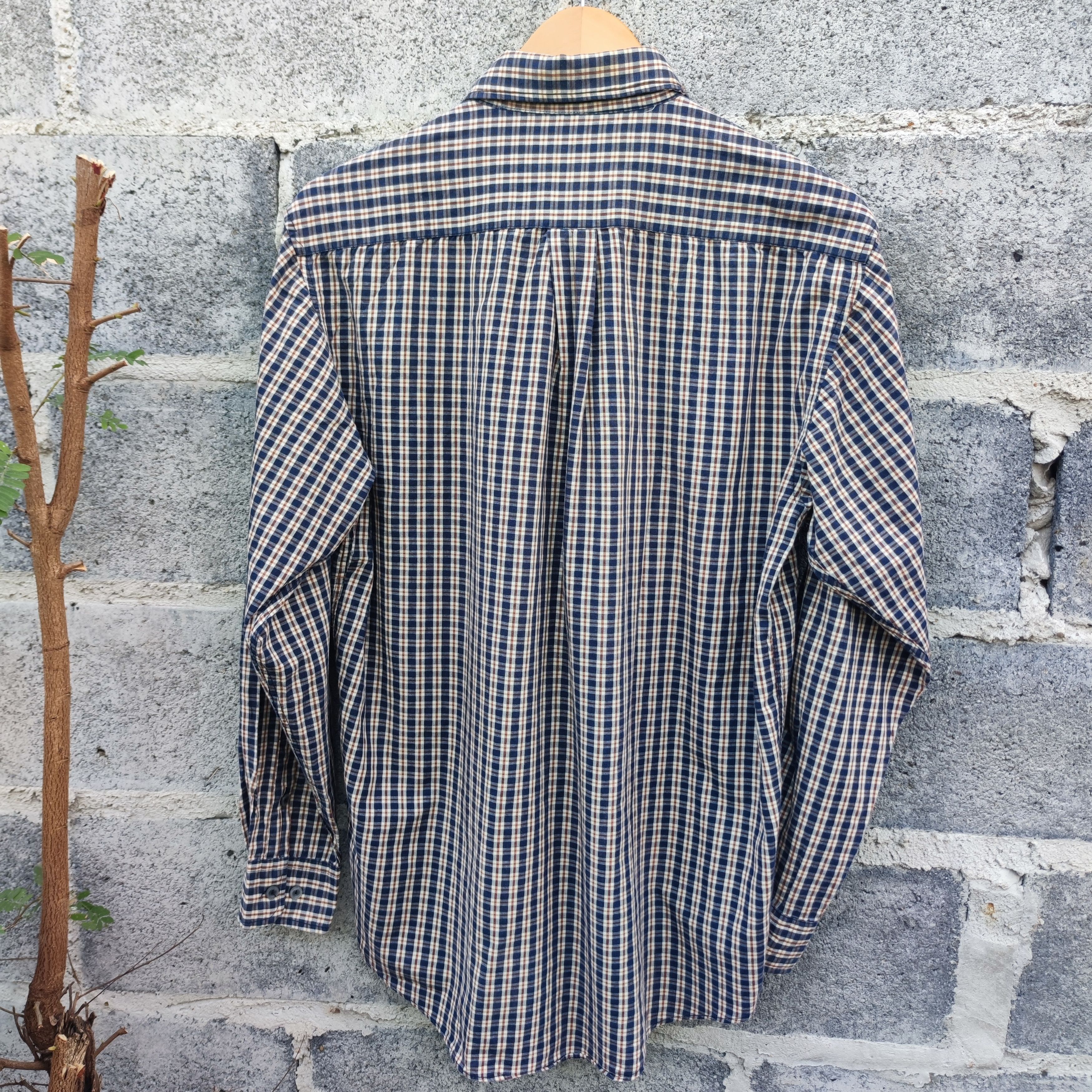 Japanese Brand × Octopus × Vintage Octopus Army Plaid Cotton Button Down Shirt Size US M / EU 48-50 / 2 - 5 Thumbnail