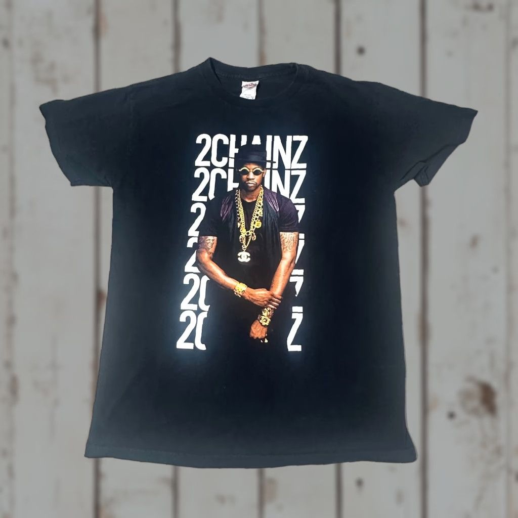 Toogood VINTAGE 2 Chainz Men M T-Shirt Graphic Print Licensed Tour Rap Official 2014 Too Good to be T.R.U. Grammy-Winning USA Concert Band Music Mens Size ONE SIZE - 1 Thumbnail