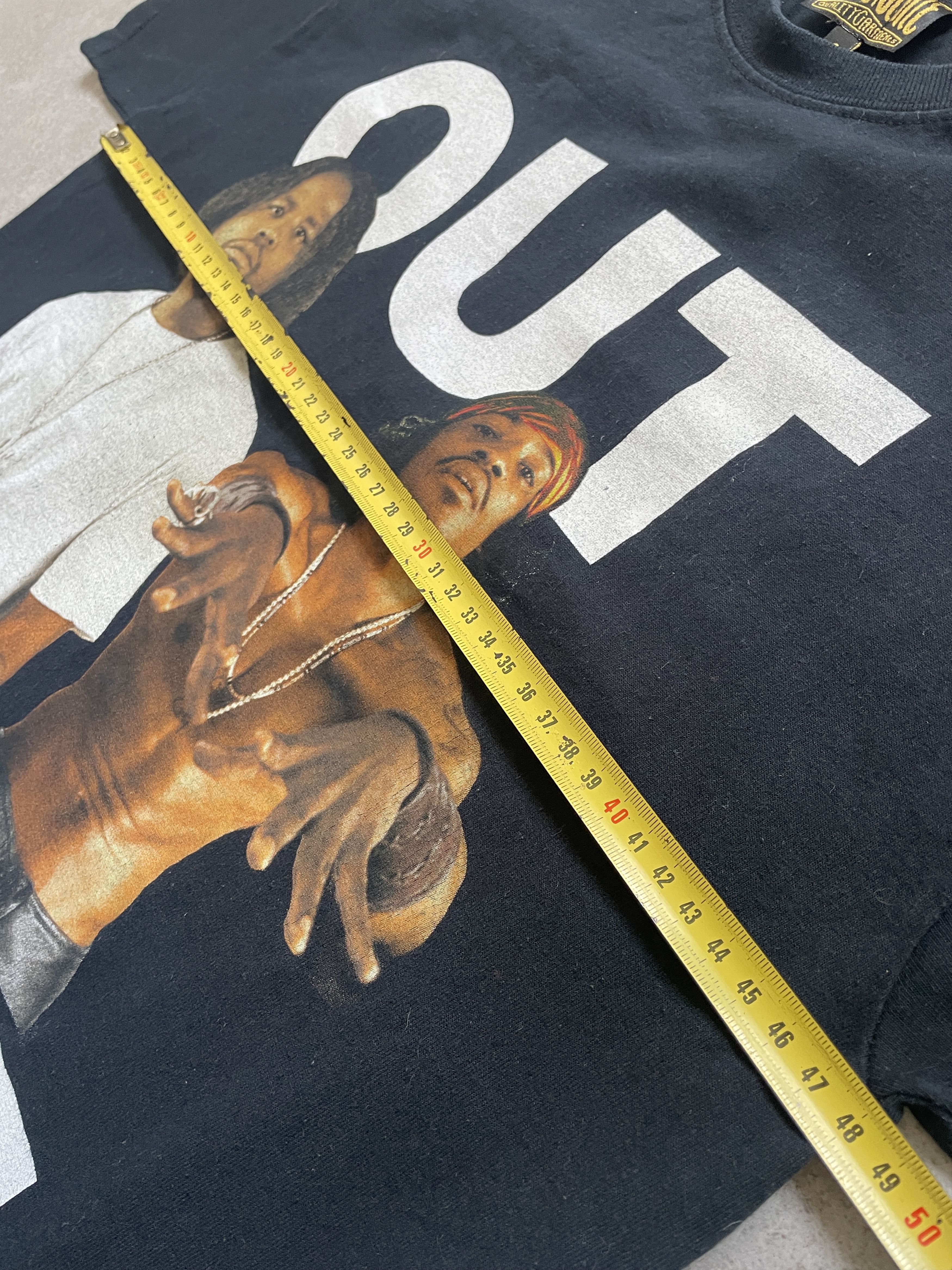 Rap Tees Y2K OUTKAST ANDRE3000 BIG BOI BLACK LONG GONE TEE Size US S / EU 44-46 / 1 - 7 Thumbnail
