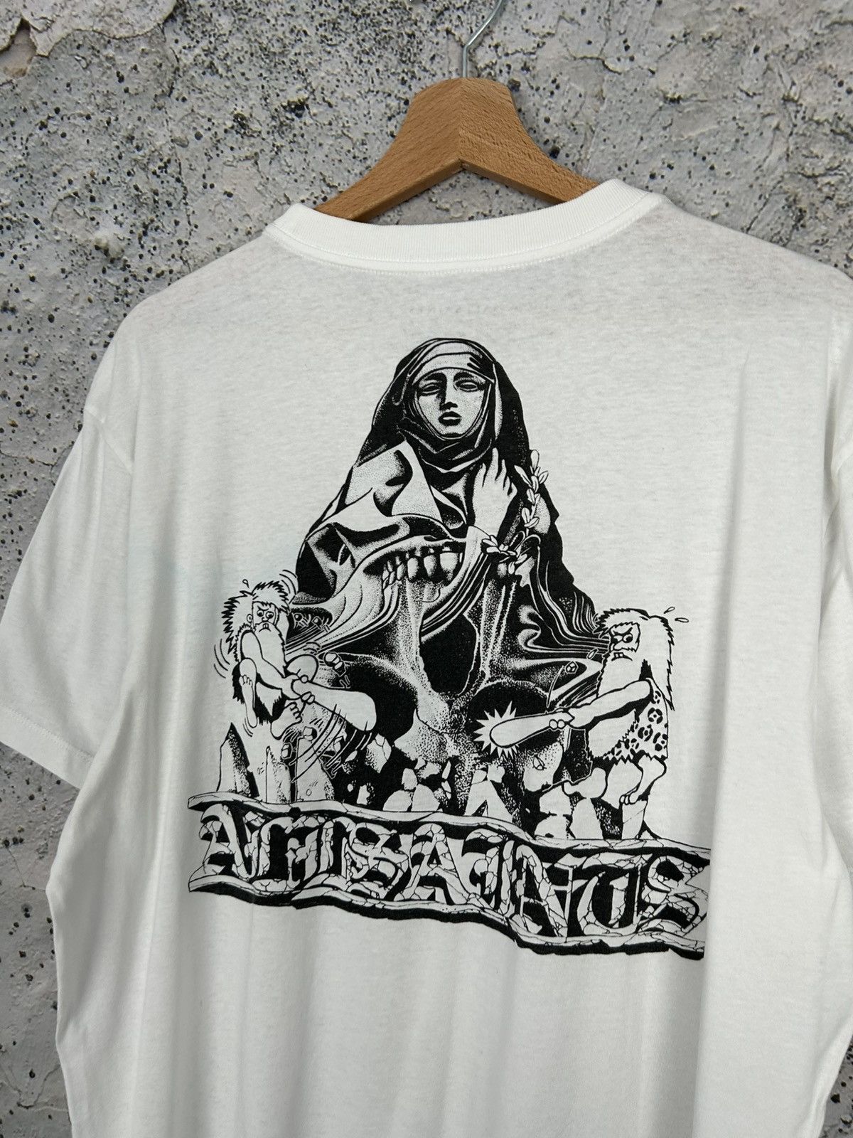 Allsaints Allsaints Graphic Tee Oversize Streetwear Rap Baggy Skate Size US S / EU 44-46 / 1 - 4 Thumbnail