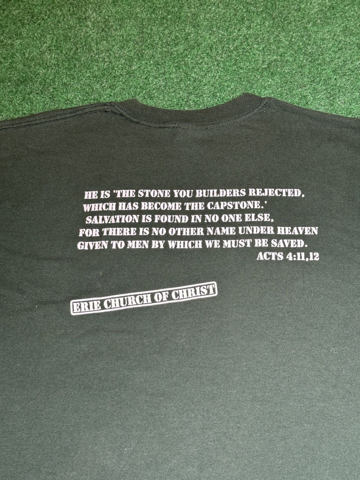Vintage Vintage 90s Rejected Stamp Christian Church Erie Pa T Shirt Size US L / EU 52-54 / 3 - 5 Thumbnail