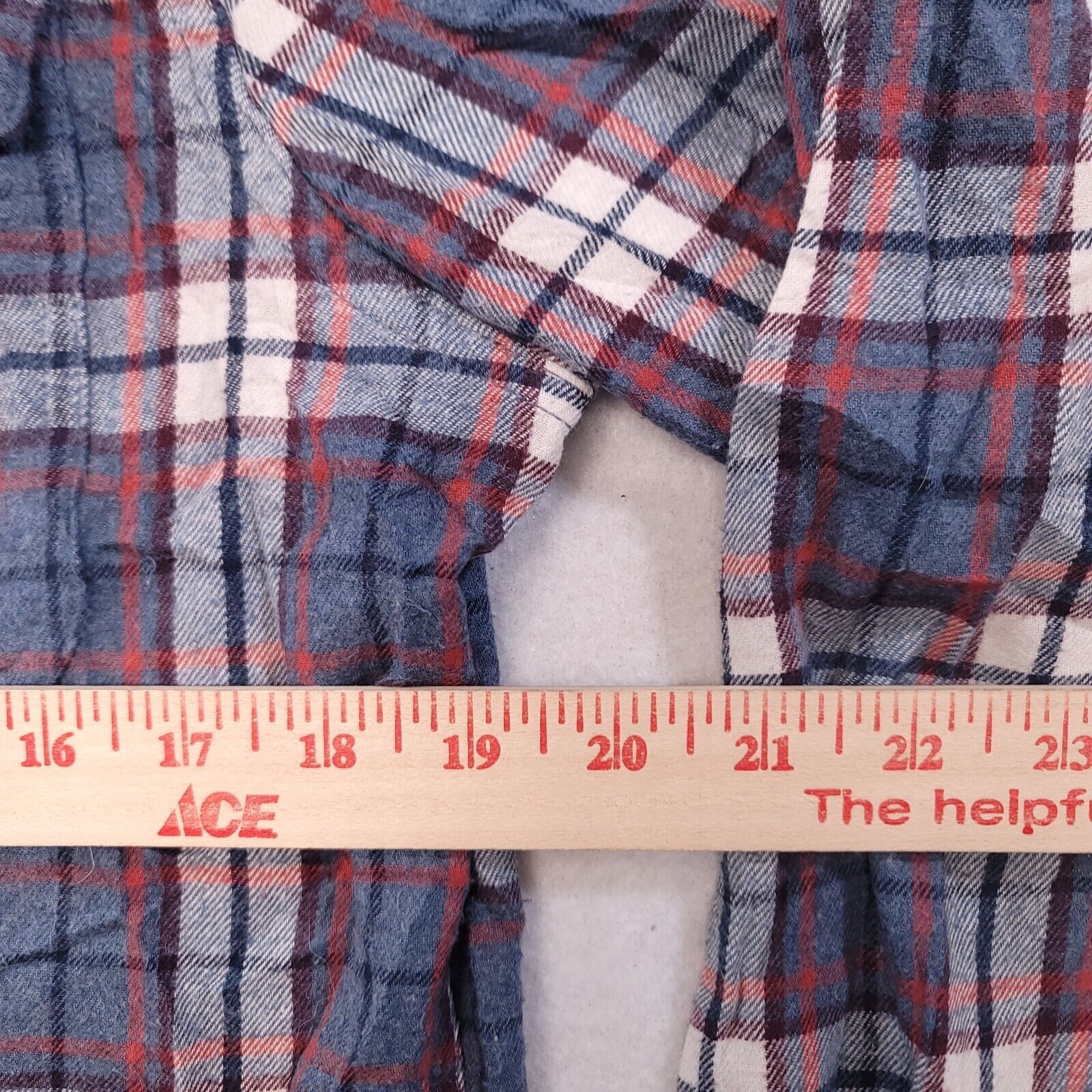 Sonoma Sonoma Tartan Flannel Shirt Mens Size Medium M Blue White Size US M / EU 48-50 / 2 - 8 Thumbnail