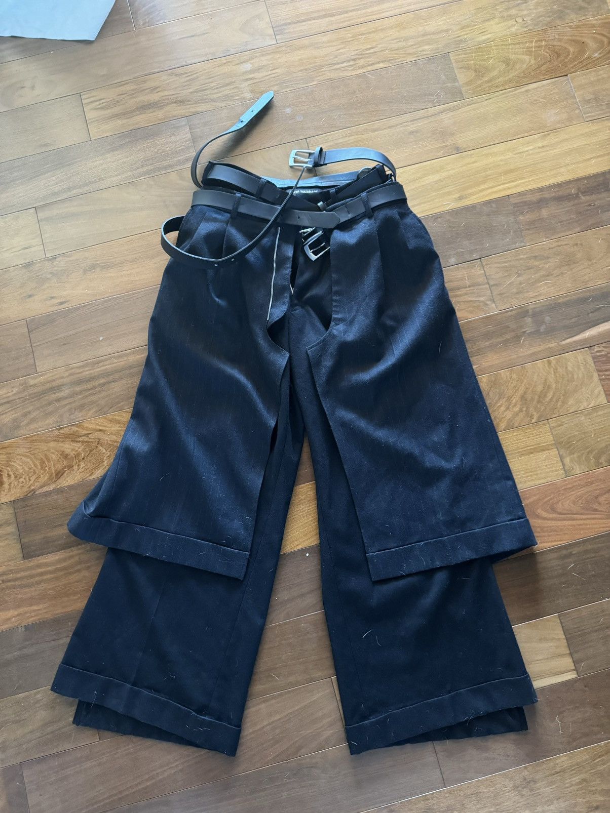 Junya Watanabe Junya Watanabe Skirt Overlay Trousers Size US 29 - 1 Thumbnail