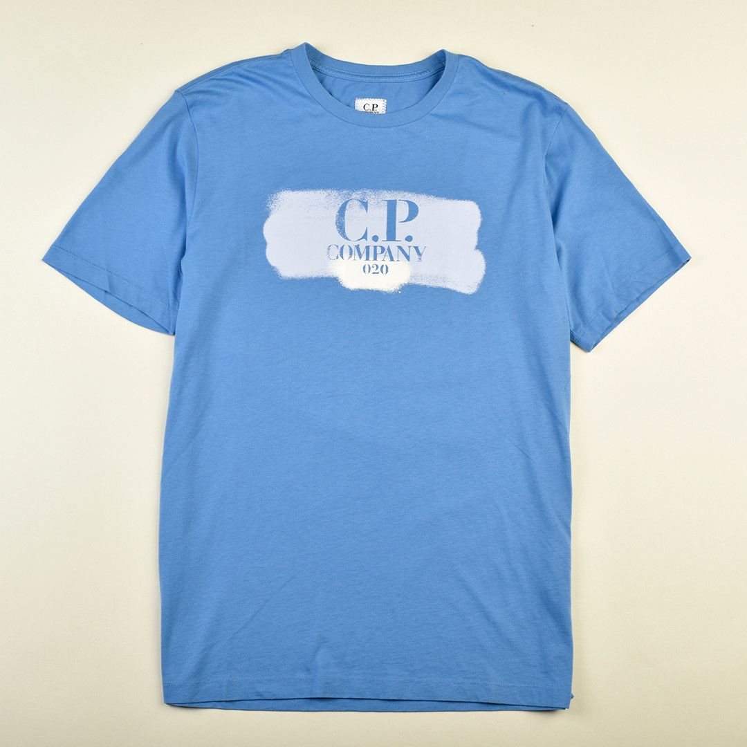 C.P. Company -shirt C.P. Company Painted Logo Light Blue Size US XL / EU 56 / 4 - 1 Thumbnail