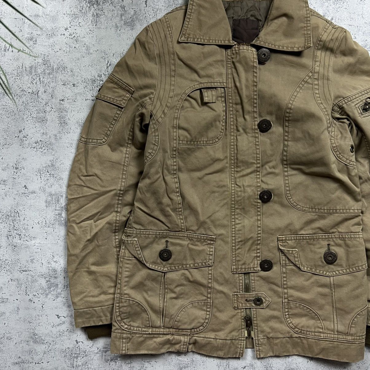 Hysteric Glamour 00s Hysteric Glamour Vintage Heavy Military Coat Jacket Size US S / EU 44-46 / 1 - 2 Thumbnail