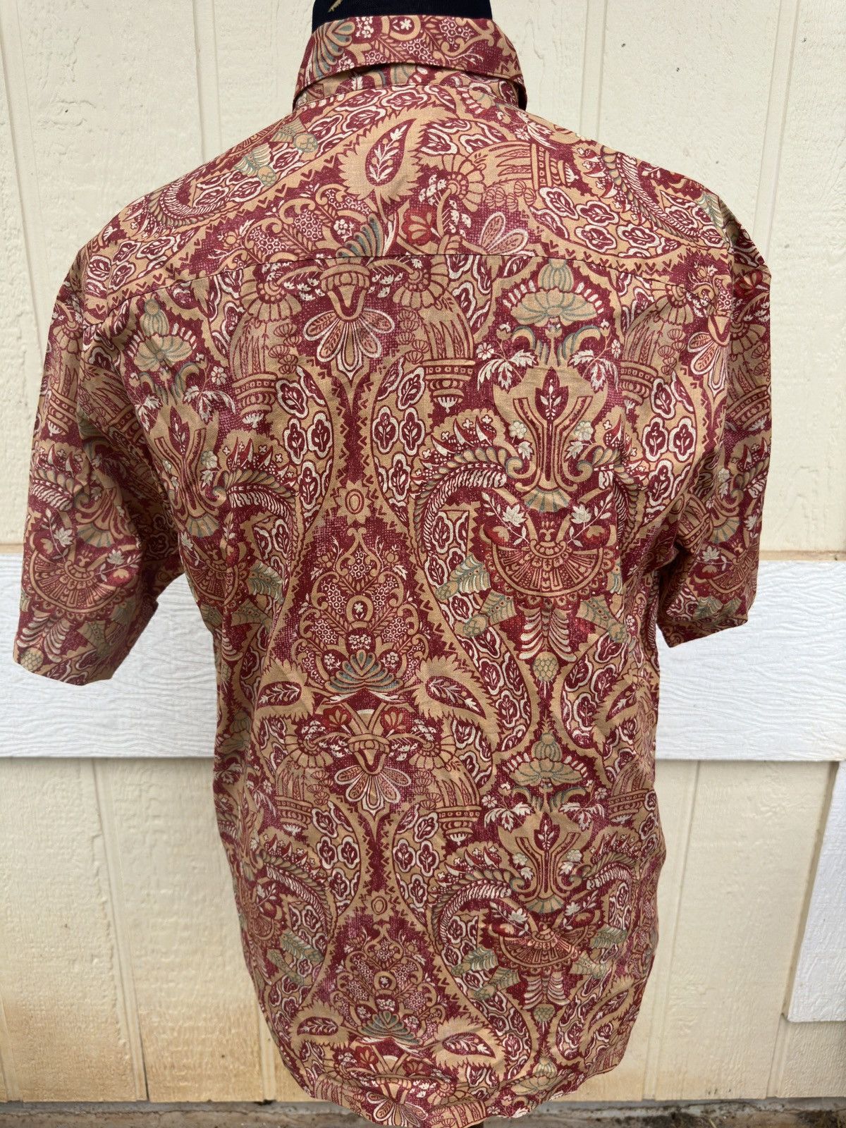 Tori Richard Tori Richard Hawaiian Print Red Full Button Men's Medium Size US M / EU 48-50 / 2 - 2 Thumbnail