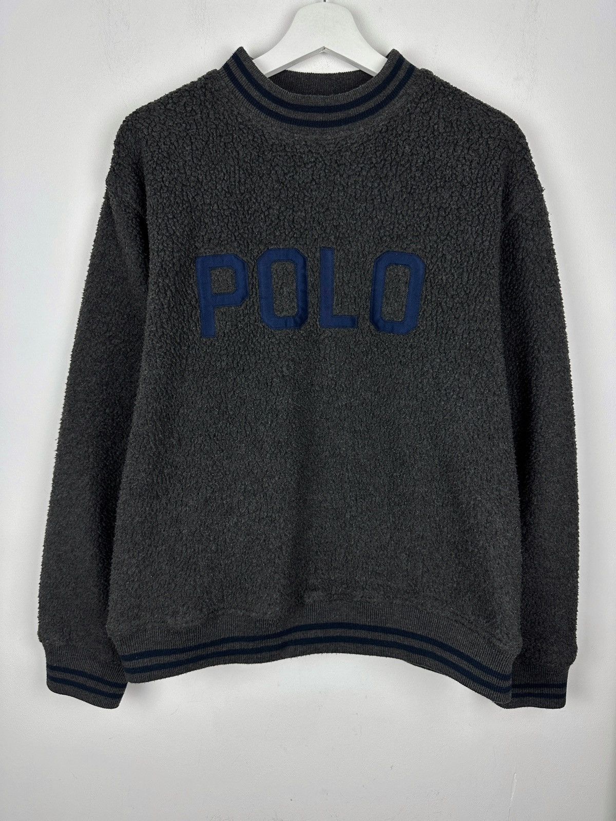 Polo Ralph Lauren 90s Polo Ralph Lauren Teddy Fleece Polar Sweatshirt Crewneck Size US M / EU 48-50 / 2 - 1 Thumbnail