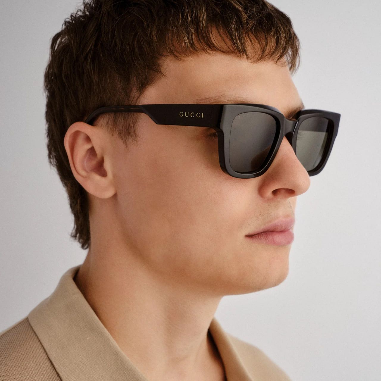 Gucci NEW GUCCI GG1670SK 001 UNISEX BLACK HAVANA GREY SUNGLASSES Size ONE SIZE - 2 Thumbnail
