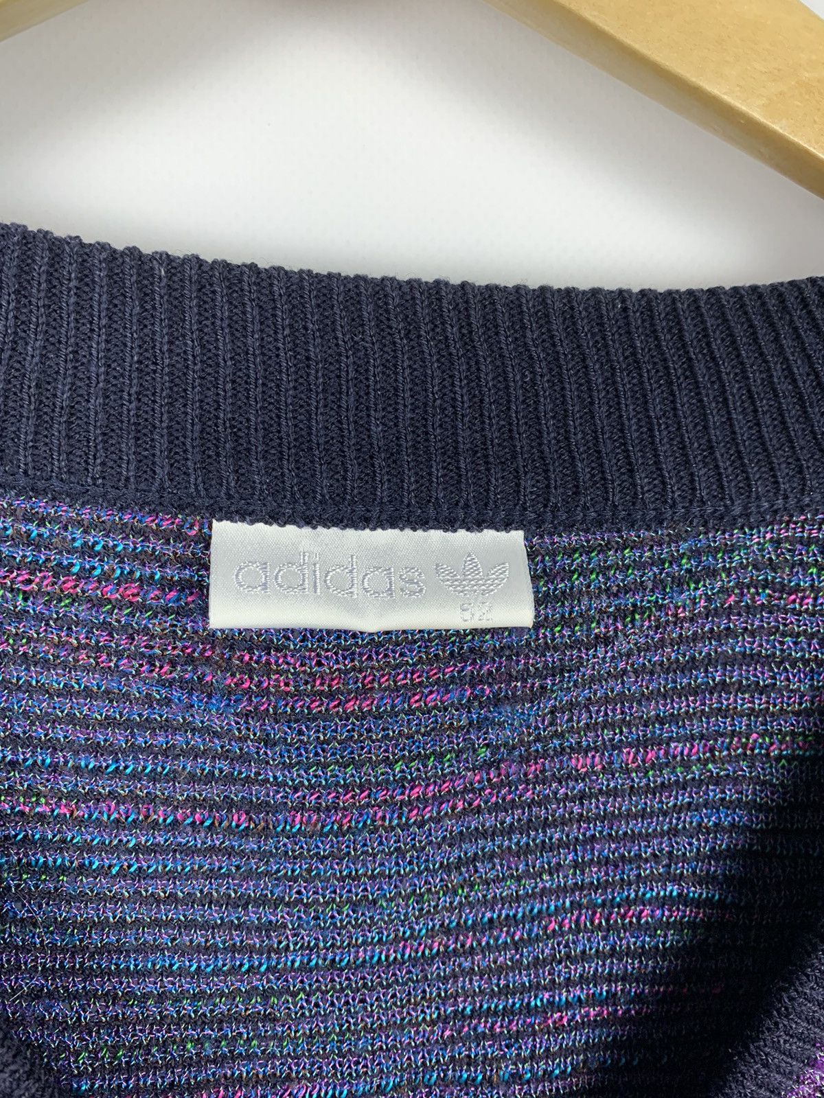 Adidas Adidas Vintage Knitted Sweater V-Neck 90’s Coogi Style Size US S / EU 44-46 / 1 - 6 Thumbnail