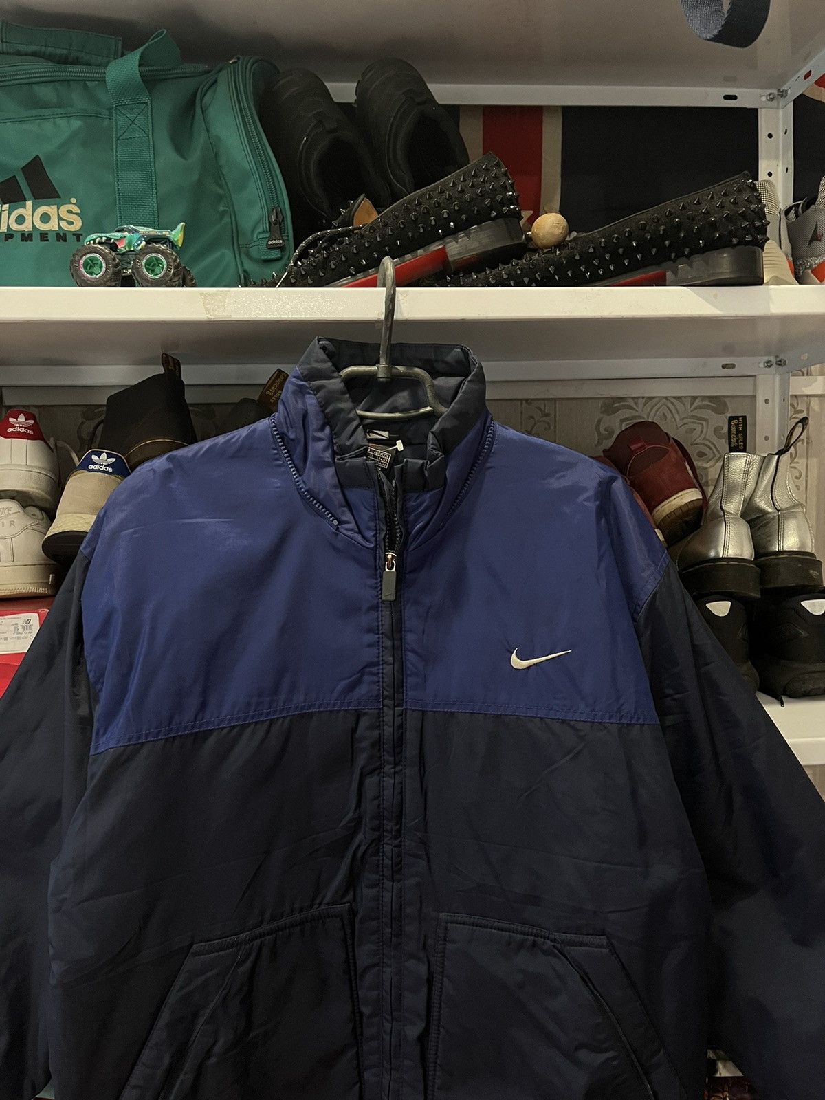 Nike Nike Vintage Nylon Mini Swoosh Logo Light Jacket Size US S / EU 44-46 / 1 - 3 Thumbnail