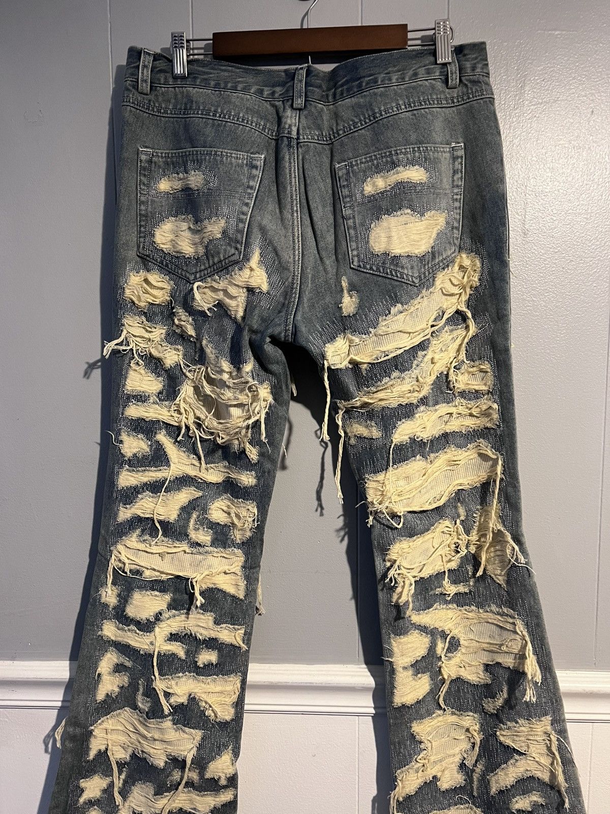 Other Handmade Rust Custom Jeans Size US 34 / EU 50 - 2 Thumbnail
