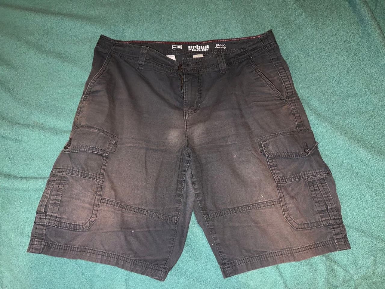 Urban Pipeline Vintage Look Urban Pipeline Faded Cargo Shorts Size US 36 / EU 52 - 2 Thumbnail