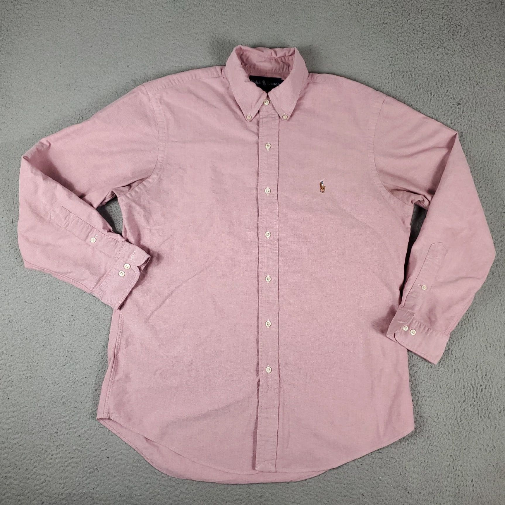 Ralph Lauren Ralph Lauren Shirt Mens 16 Red Custom Fit Dress Button Up Long Sleeve Size 42R - 3 Thumbnail