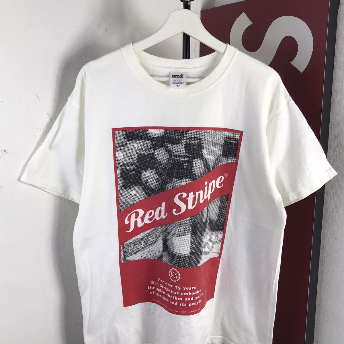 If Six Was Nine Vintage humors red stripe coke Andy Warhol water Graphic Size US L / EU 52-54 / 3 - 2 Thumbnail