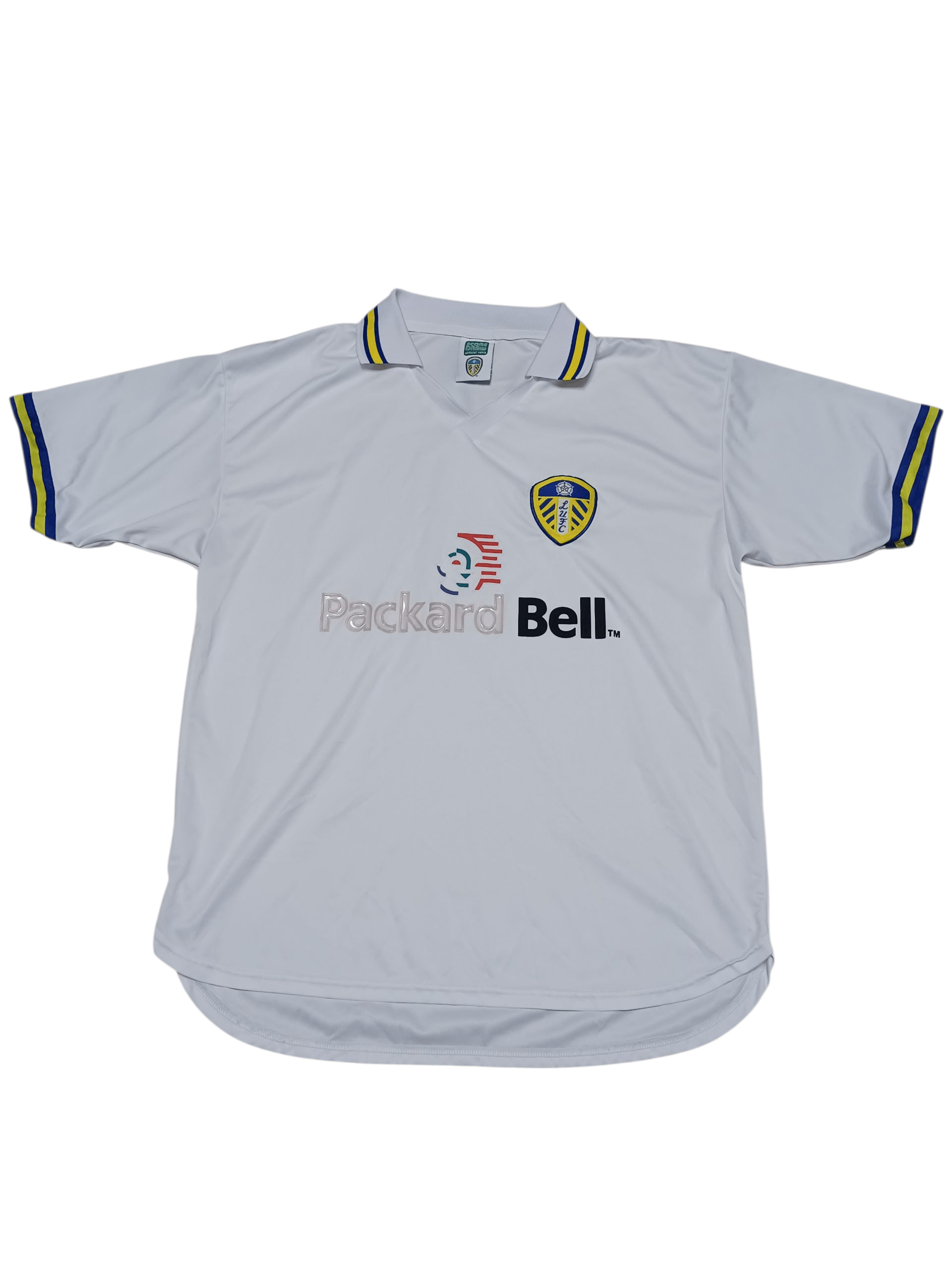 Other LEEDS UNITED VINTAGE 1998 STYLE SCORE DRAW SOCCER JERSEY Size US XL / EU 56 / 4 - 1 Thumbnail