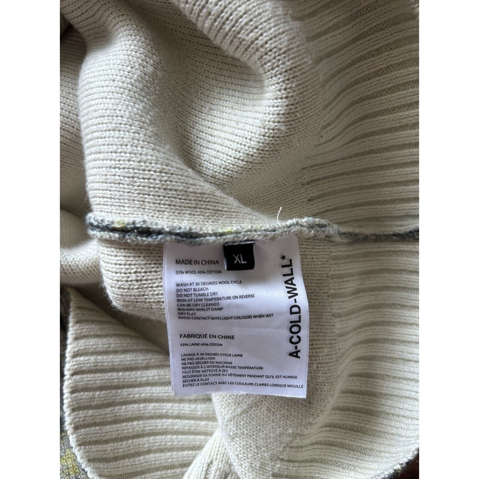 A-COLD-WALL* A Cold Wall Crewneck Sweater RRP 750$ Size US XL / EU 56 / 4 - 4 Thumbnail