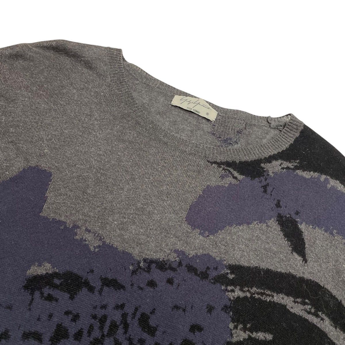 Yohji Yamamoto Yohji Yamamoto pour homme/ Long sleeve knit Size US L / EU 52-54 / 3 - 3 Thumbnail