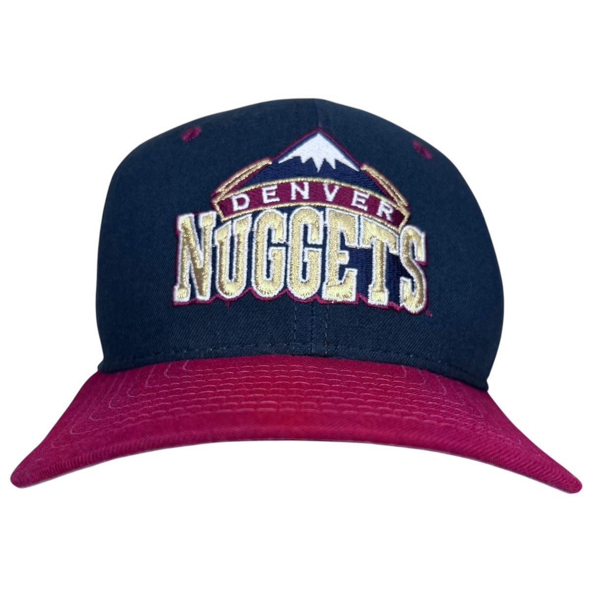New Era Vintage 1990s NBA Denver Nuggets New Era Plain Logo Snapback Size ONE SIZE - 1 Thumbnail
