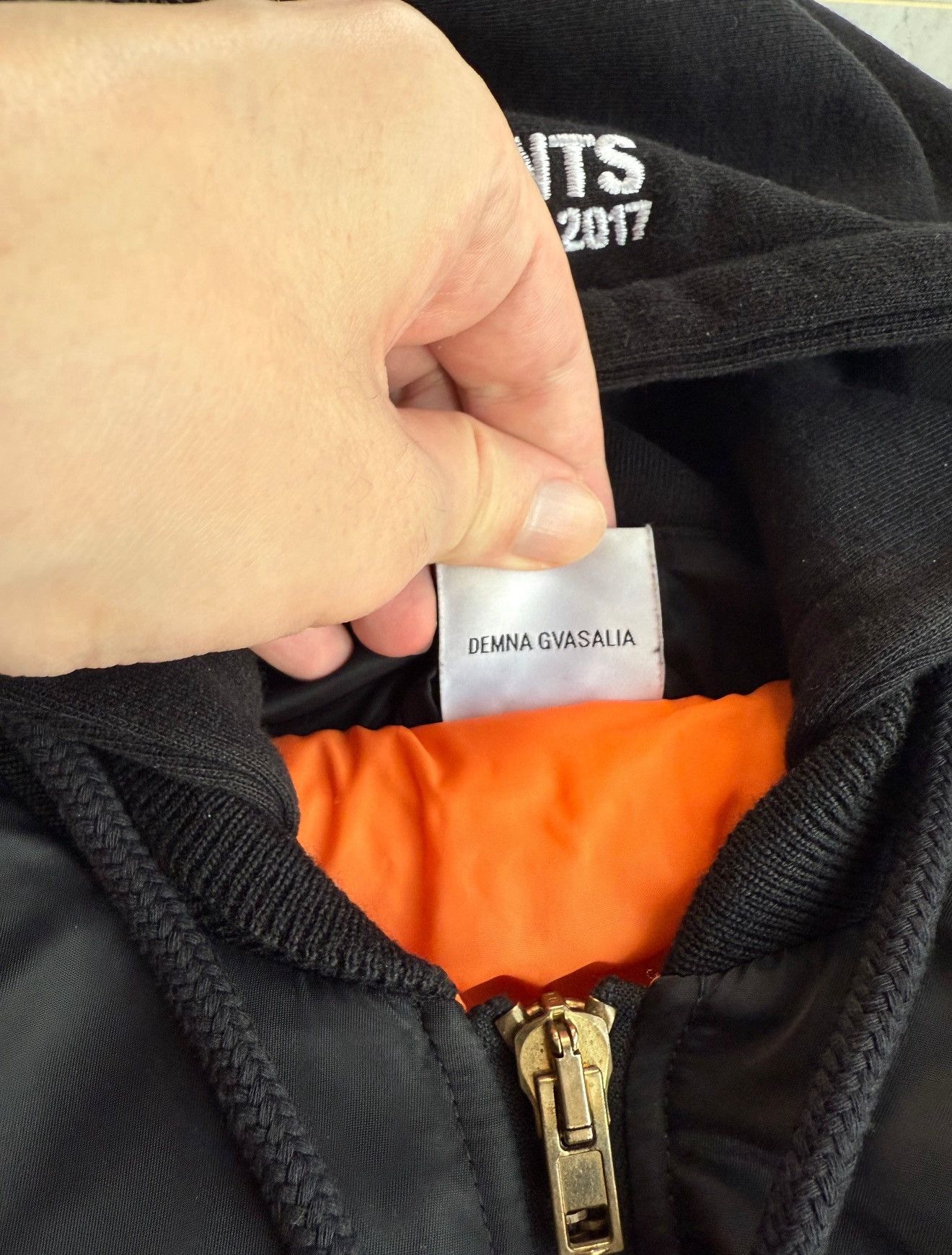 Vetements Vetements FW16 Total Fucking Darkness TFD Femme Bomber Sz.XS Size US XS / EU 42 / 0 - 7 Thumbnail
