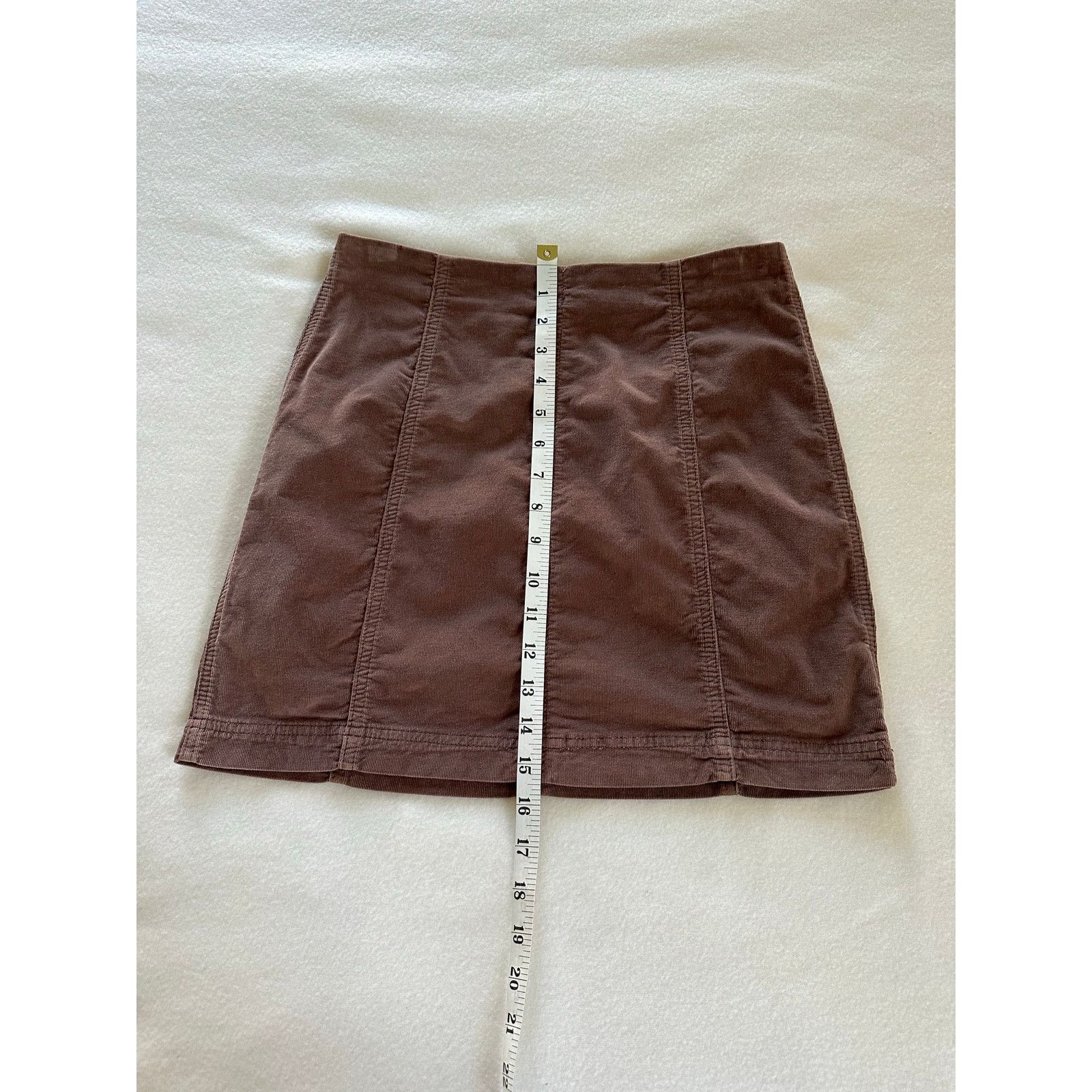 Free People Free People Modern Femme Corduroy Brown Mini Skirt Size 6 Size 28" / US 6 / IT 42 - 6 Thumbnail