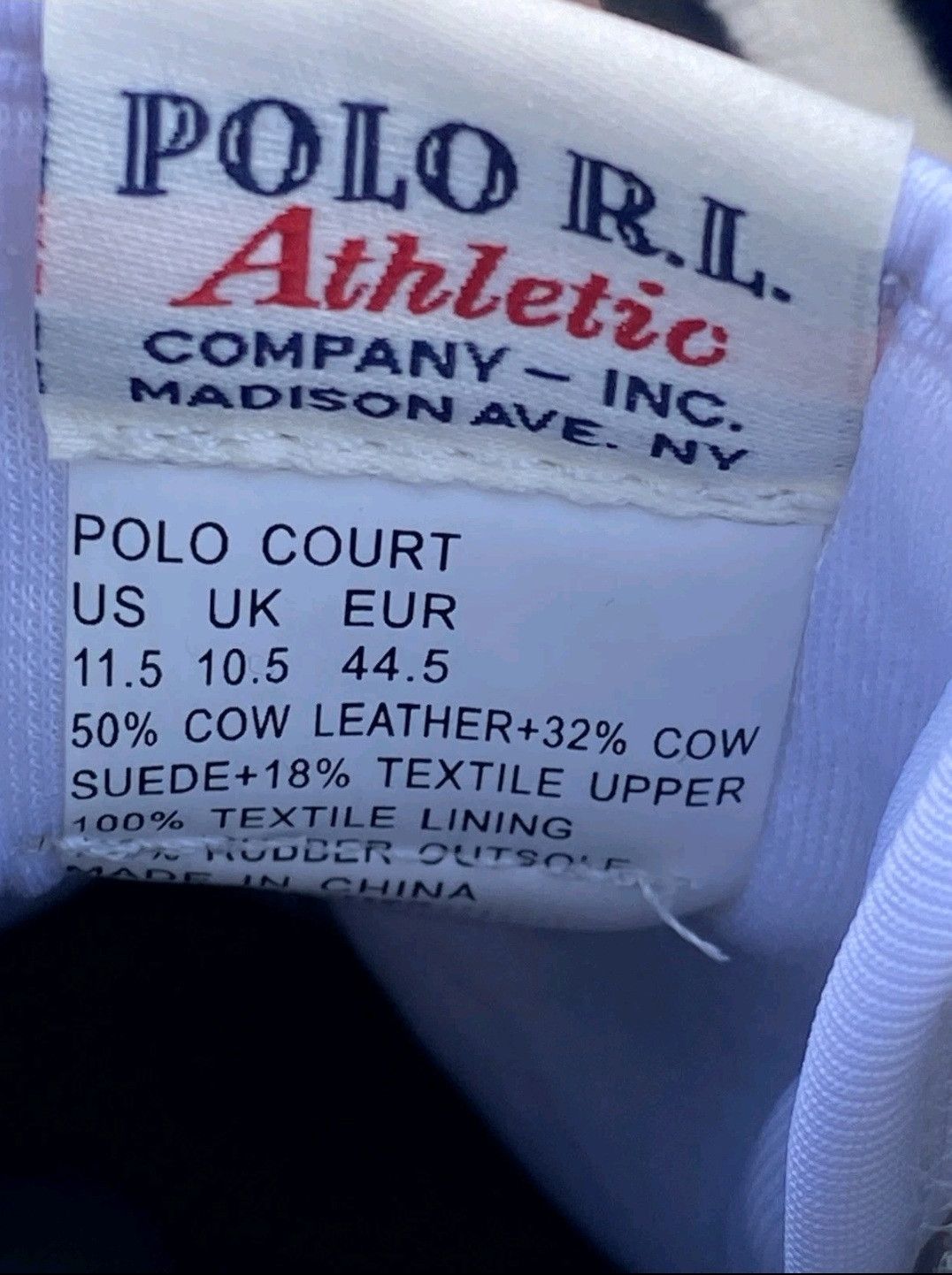Ralph Lauren Ralph Lauren Polo Court Sneakers White Navy Red Retro 003 Size US 11.5 / EU 44-45 - 9 Thumbnail