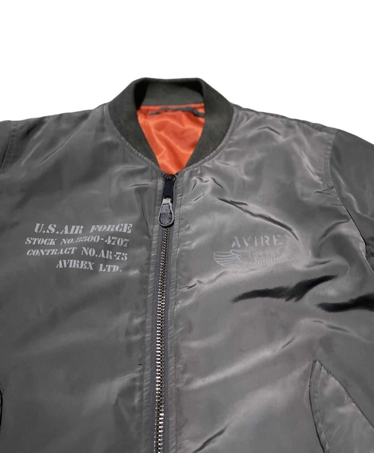 Avirex 🔥RARE🔥 VINTAGE AVIREX US AIRFORCE REVESIBLE BOMBER JACKET Size US M / EU 48-50 / 2 - 8 Thumbnail