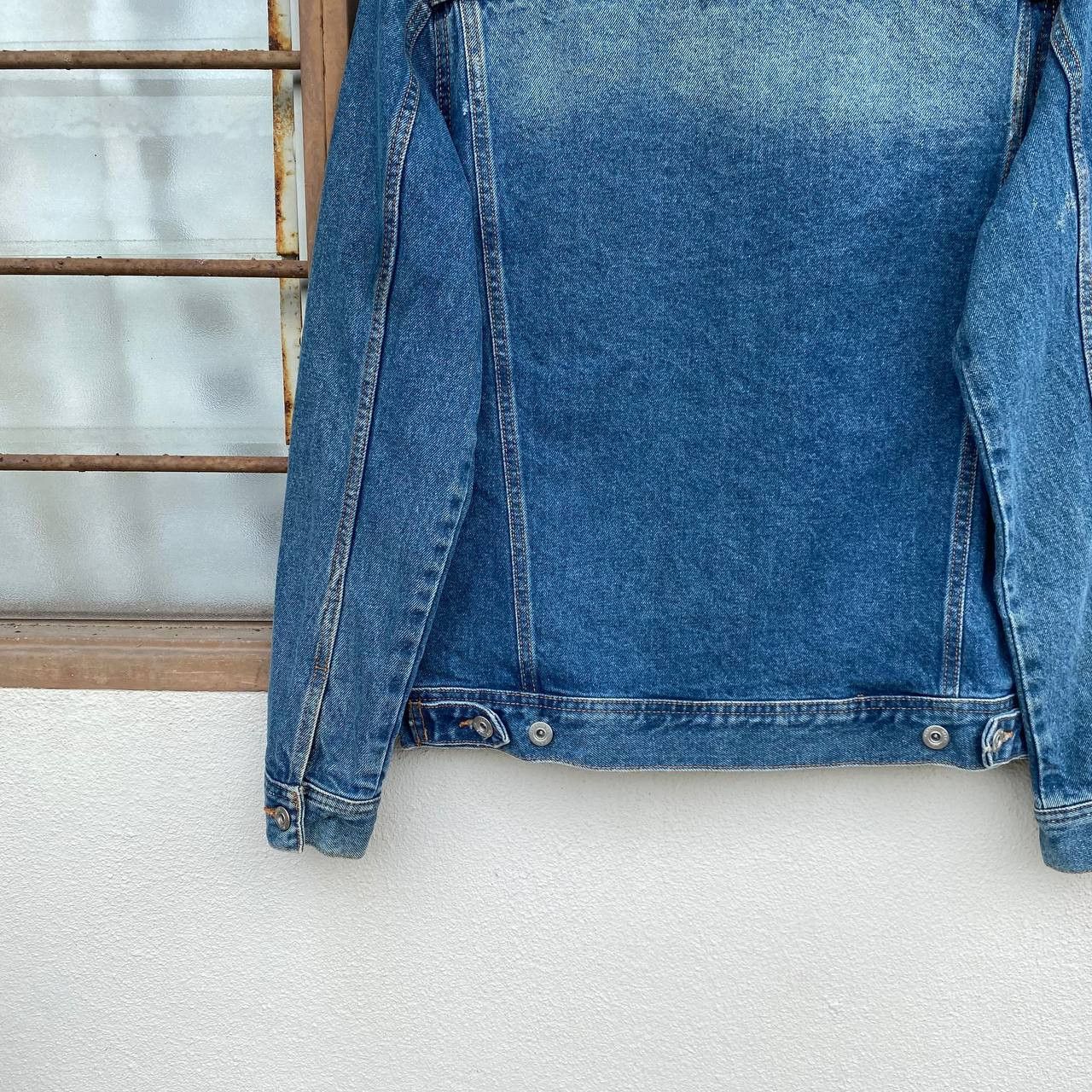 Zara Zara Man Distressed Denim Jacket Trucker M Frayed Raw Edge Size US M / EU 48-50 / 2 - 11 Thumbnail