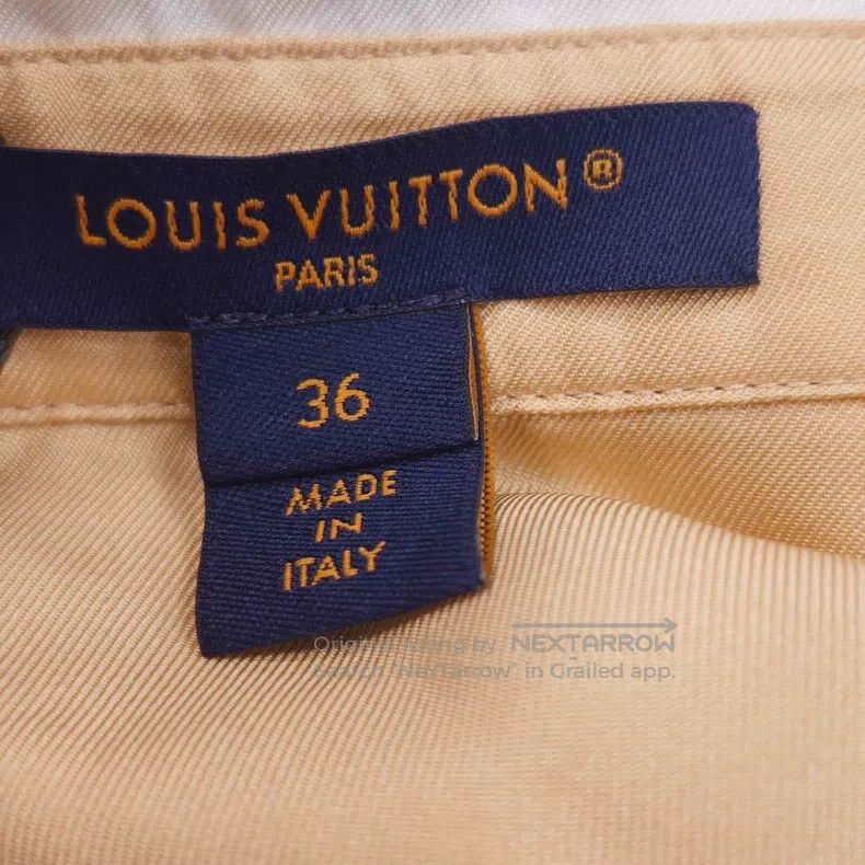 Louis Vuitton Louis Vuitton Light blue full logo mulberry silk shirt Size XS / US 0-2 / IT 36-38 - 5 Thumbnail