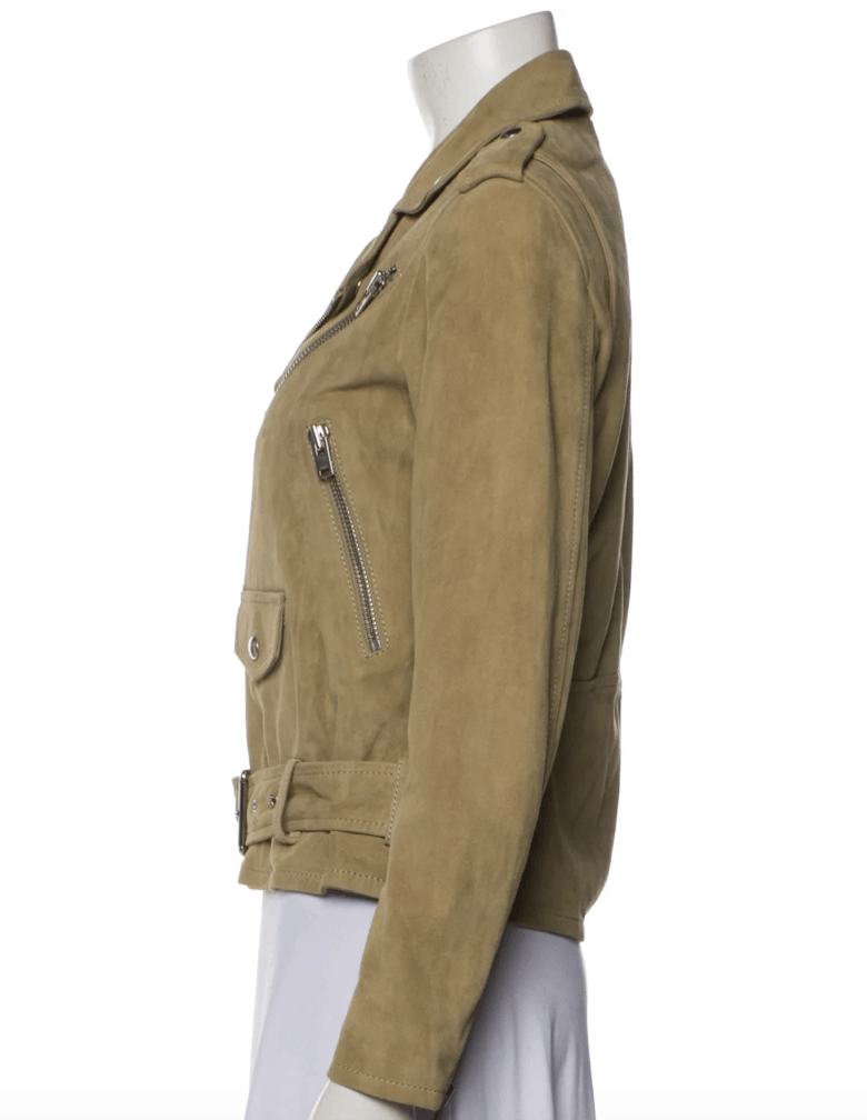 Iro IRO Suede Jacket ‘Ashley’ Biker jacket Size XS / US 0-2 / IT 36-38 - 2 Thumbnail