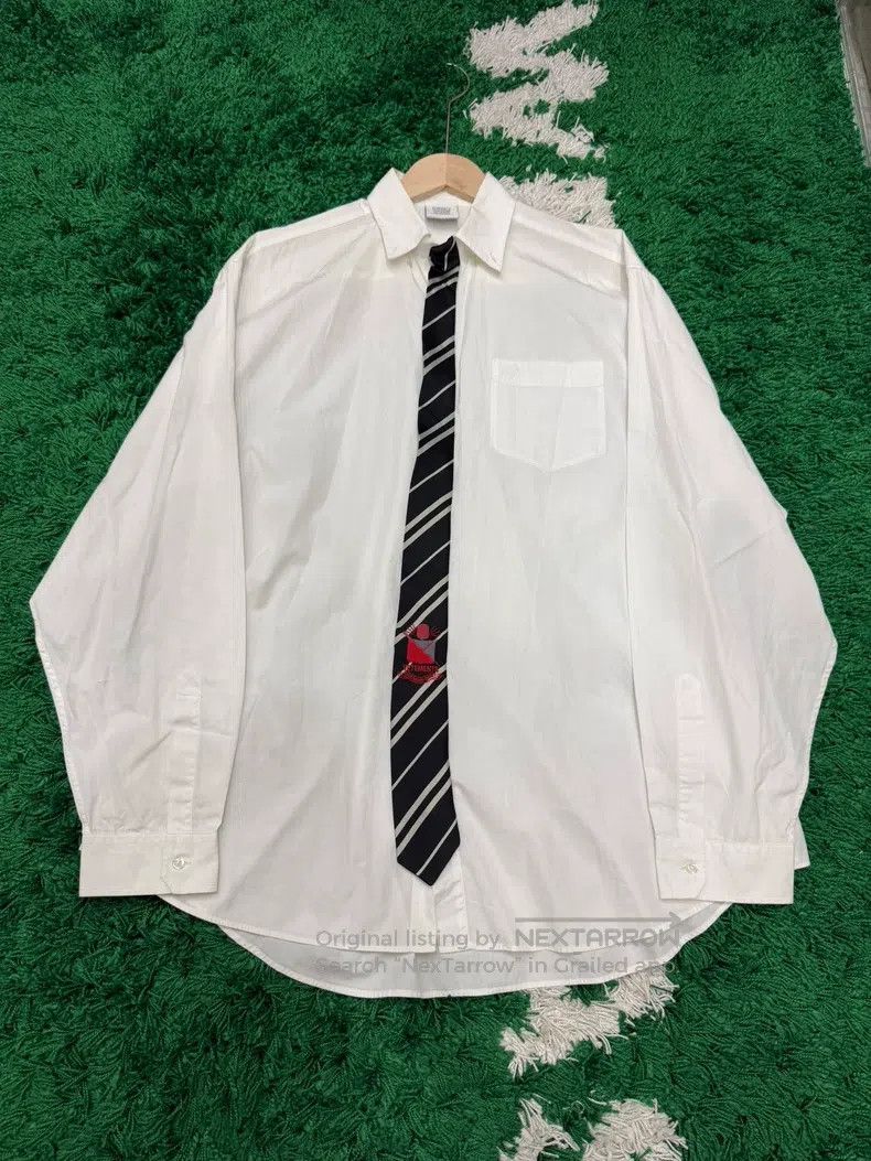 Vetements Vetements Tie Front Oversized White Shirt M Size Size US M / EU 48-50 / 2 - 1 Thumbnail