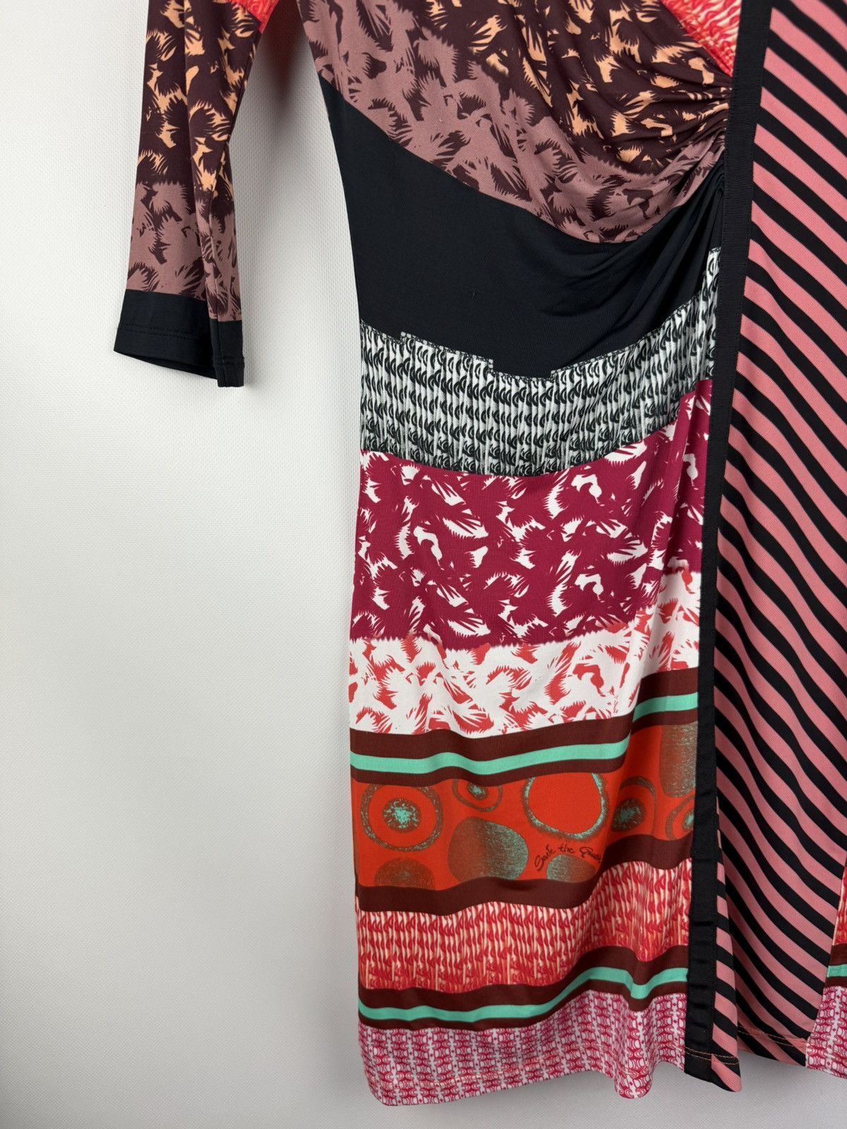 Designer Save The Queen Ladies Y2K Patterned Dress Size S Size S / US 4 / IT 40 - 6 Thumbnail