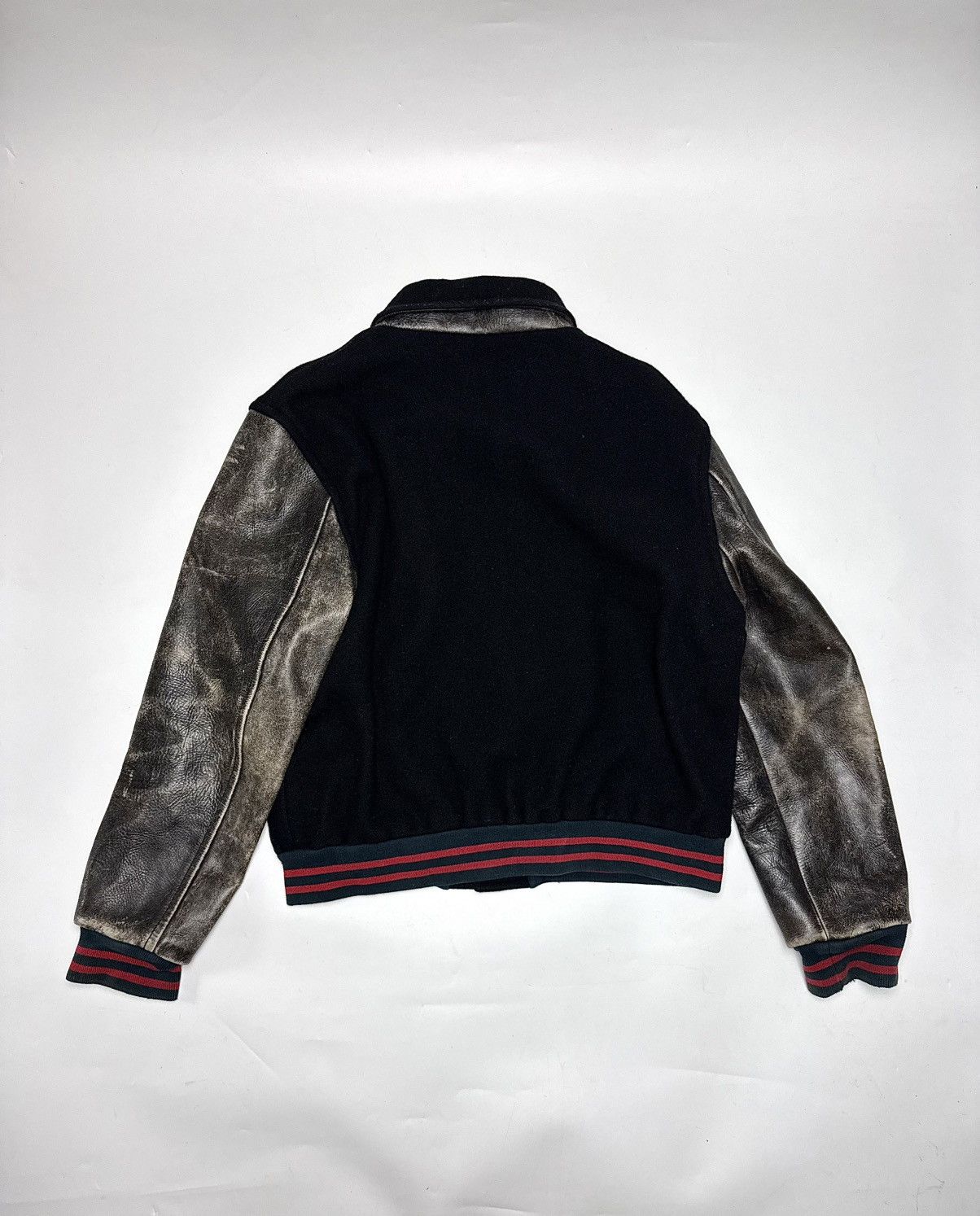 Polo Ralph Lauren Vintage Polo Ralph Lauren Womens Wool Leather Varsity Jacket Size XL / US 12-14 / IT 48-50 - 2 Thumbnail