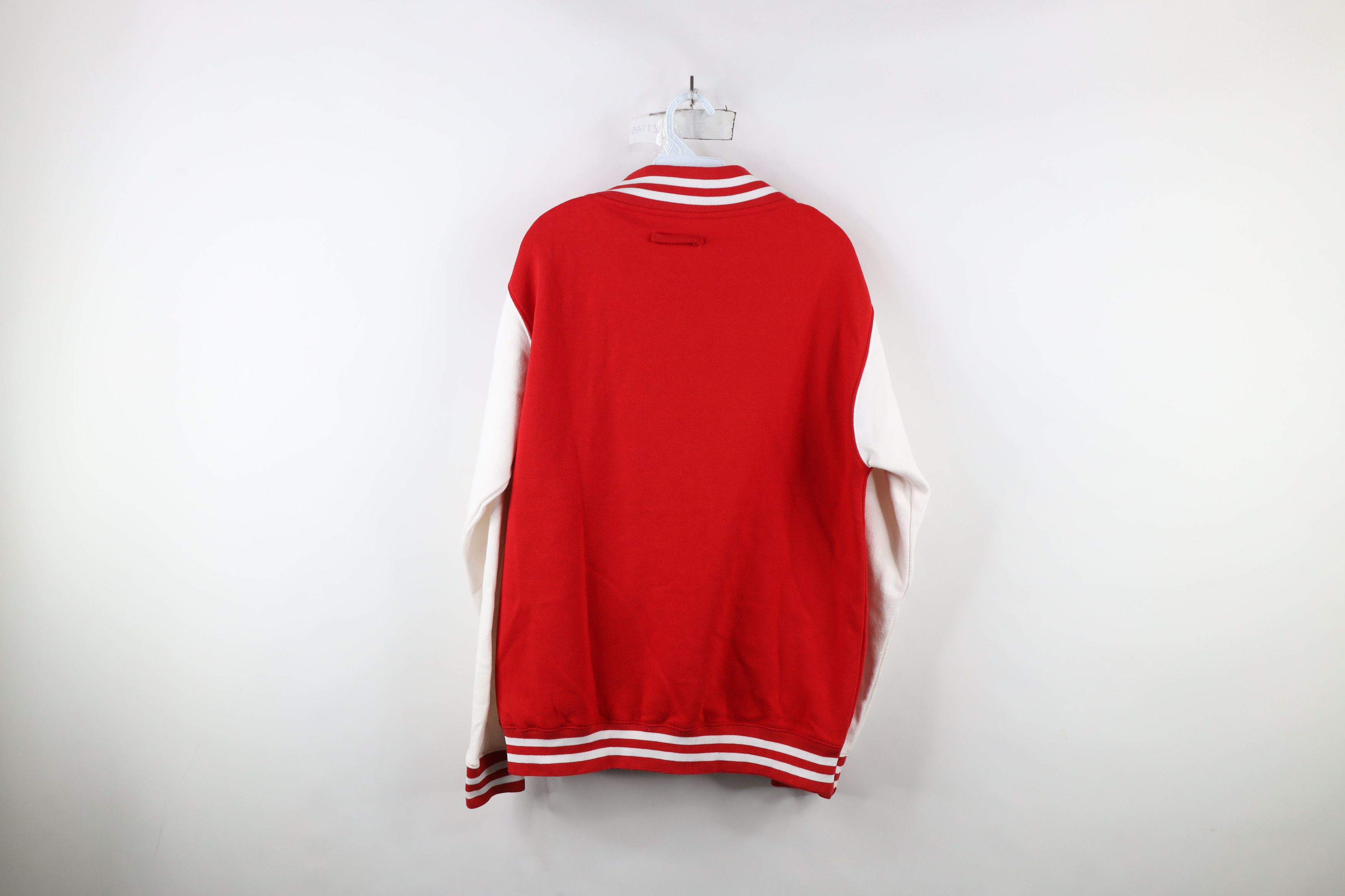 Vintage Vintage 90s Streetwear Button Varsity Jacket Sweatshirt Size US L / EU 52-54 / 3 - 13 Thumbnail