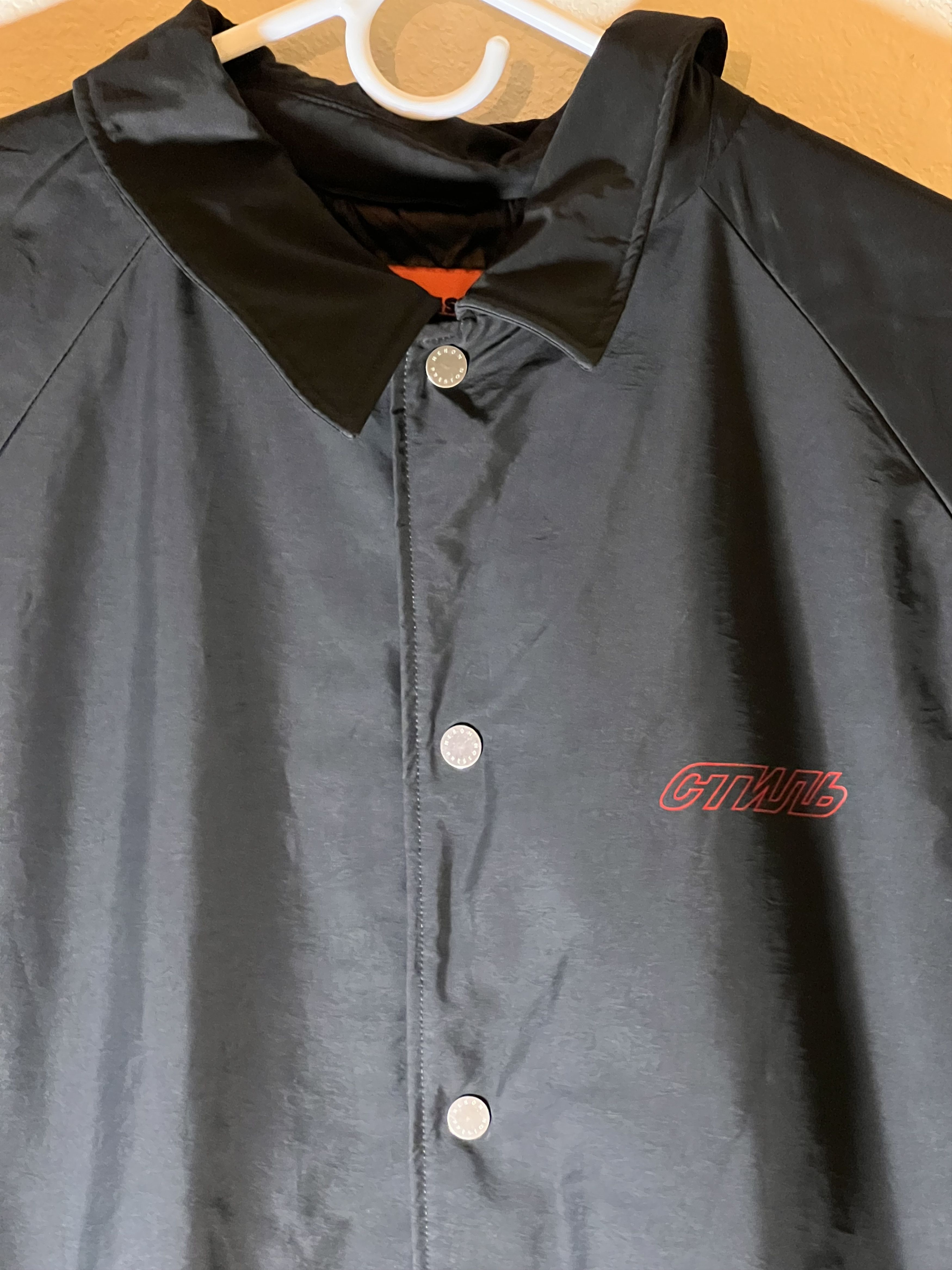 Heron Preston Heron Preston Coach Logo Jacket XL Size US XL / EU 56 / 4 - 3 Thumbnail