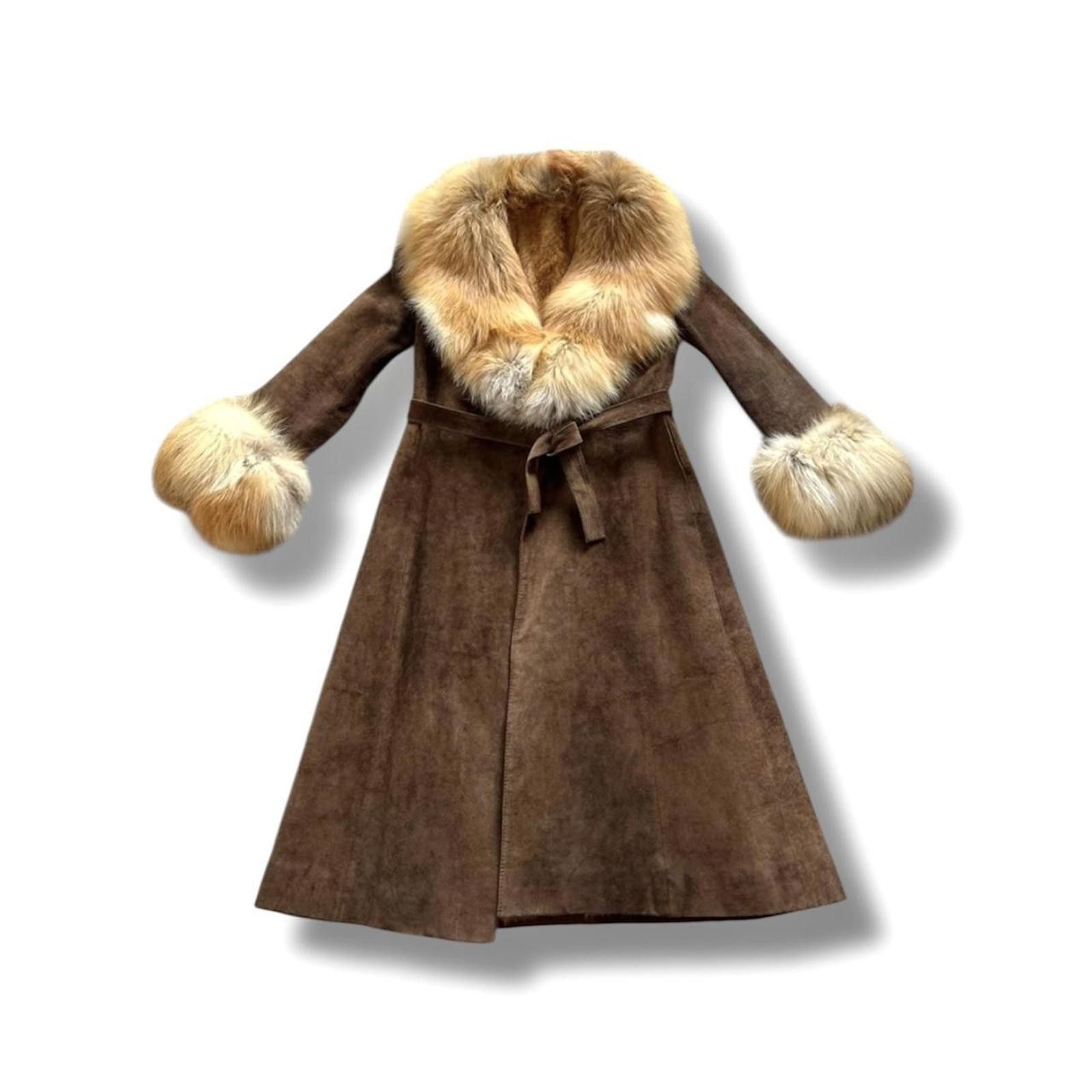 Other Real fur and suede fairy grunge penny lane coat jacket Size XS / US 0-2 / IT 36-38 - 1 Thumbnail
