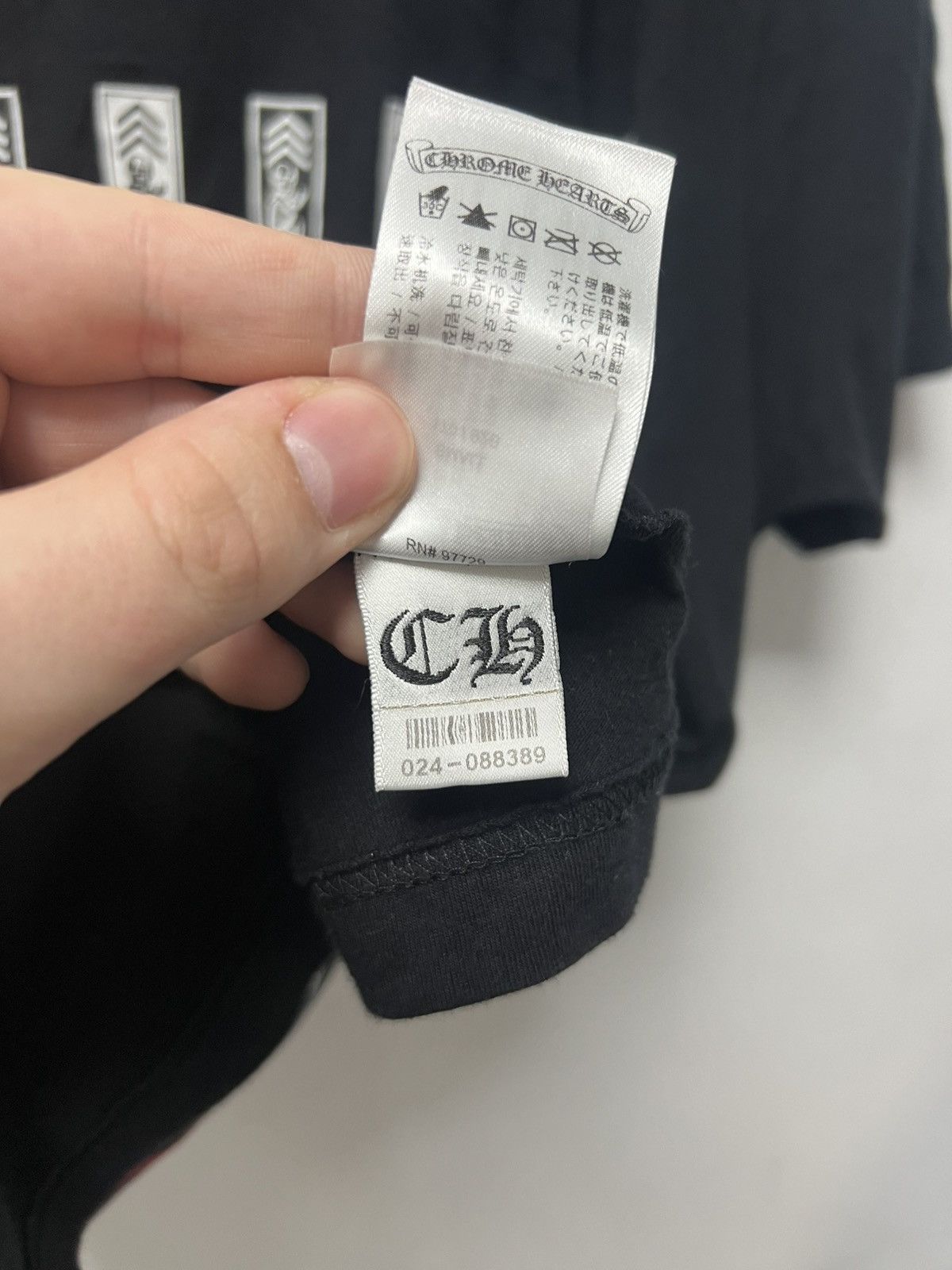 Chrome Hearts Chrome Hearts T-Shirt Miami Exclusive Size S Black Big Logo Size US S / EU 44-46 / 1 - 14 Thumbnail