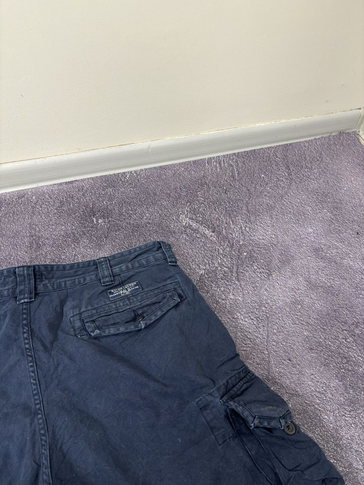 Polo Ralph Lauren Vintage Polo Ralph Lauren Y2K Military Style Cargo Shorts Size US 36 / EU 52 - 15 Thumbnail