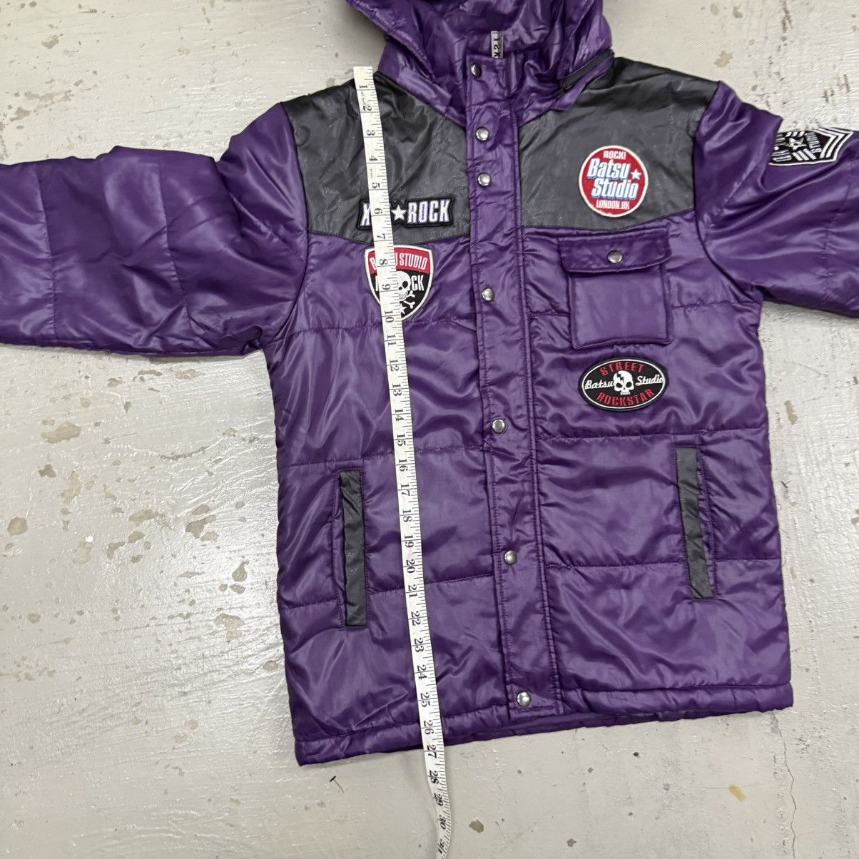 14th Addiction ⚡Offer 💥 Batsu Studio- Puffer Hoodie Punk Seditionaries Riot Size US M / EU 48-50 / 2 - 5 Thumbnail