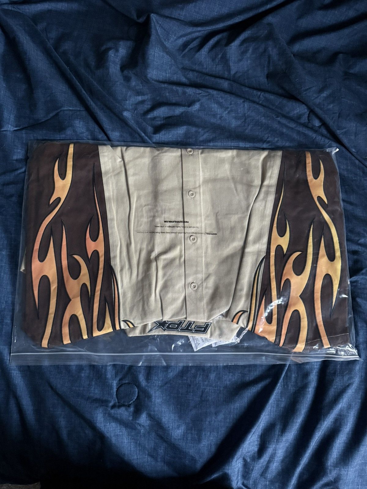 Fuck The Population FTP Raceway Button Up Shirt Size US XL / EU 56 / 4 - 2 Thumbnail