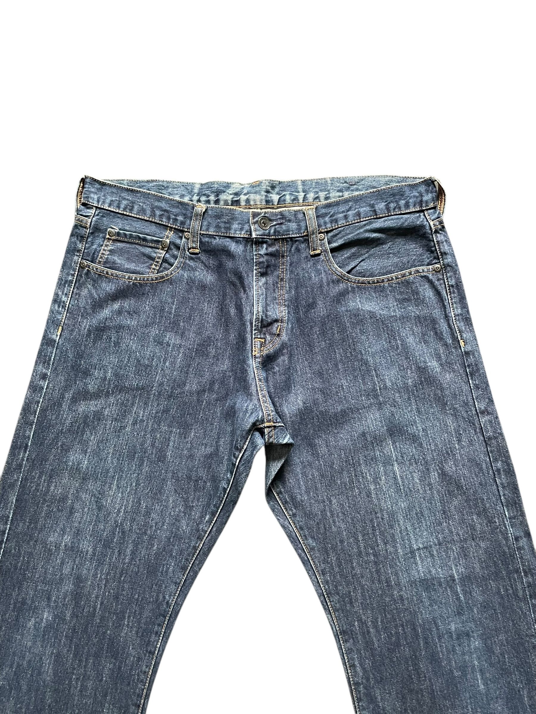 GU GU Japan Indigo Denim Size US 37 - 2 Thumbnail
