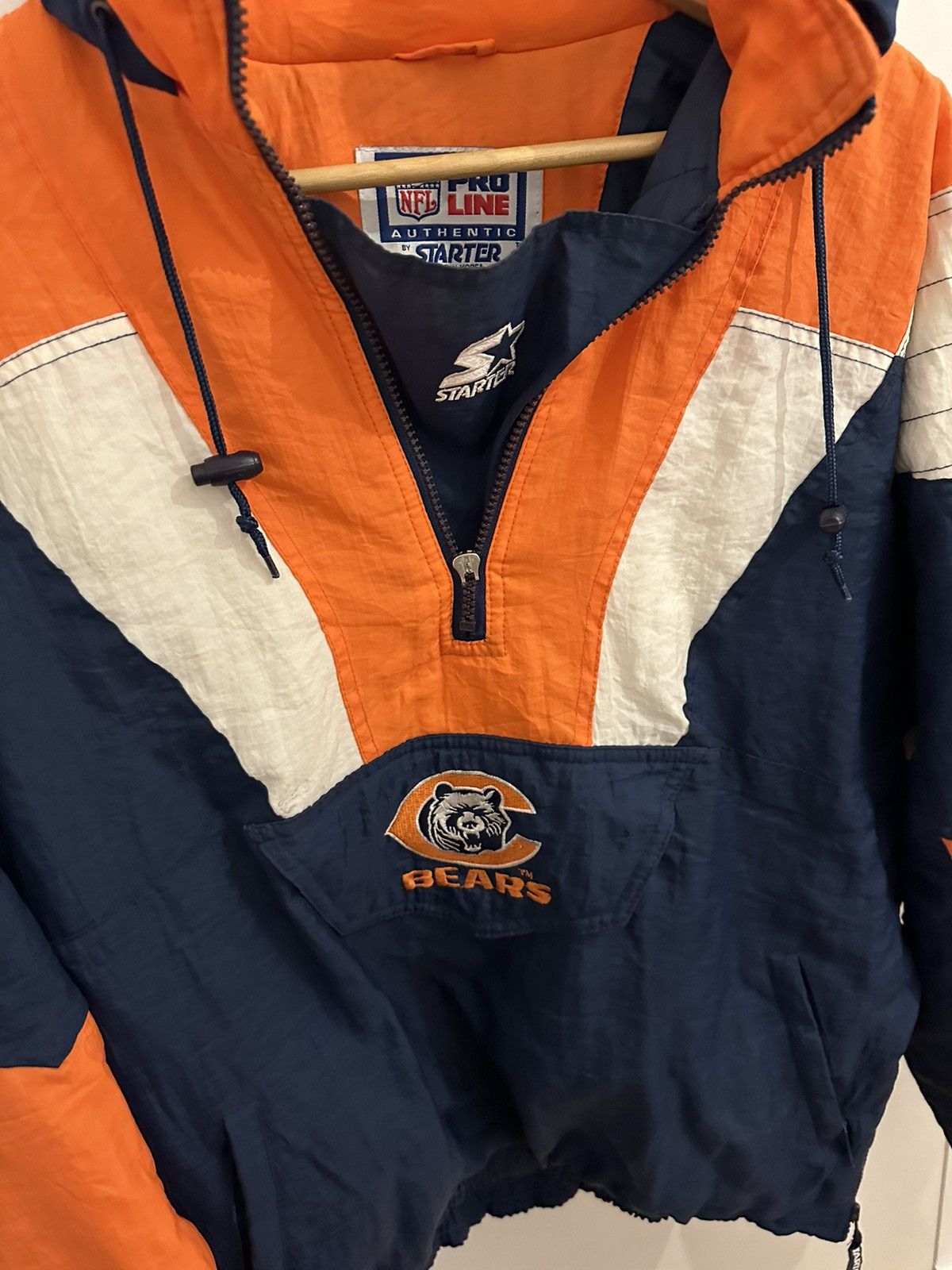 Starter Starter Jacke Chicago Bears Size XL Retro Vintage NFL Jacket Size US XL / EU 56 / 4 - 5 Thumbnail
