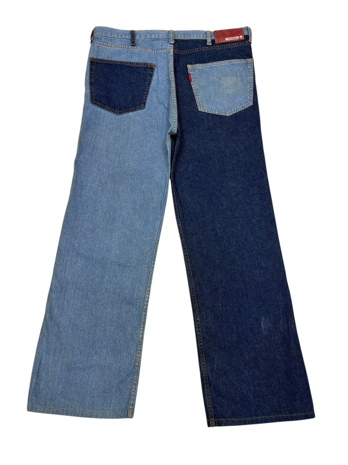 PHENOMENON SWAGGER 🇯🇵 RECONSTRUCTED PATCHWORK BAGGY JEANS Size US 34 / EU 50 - 1 Thumbnail